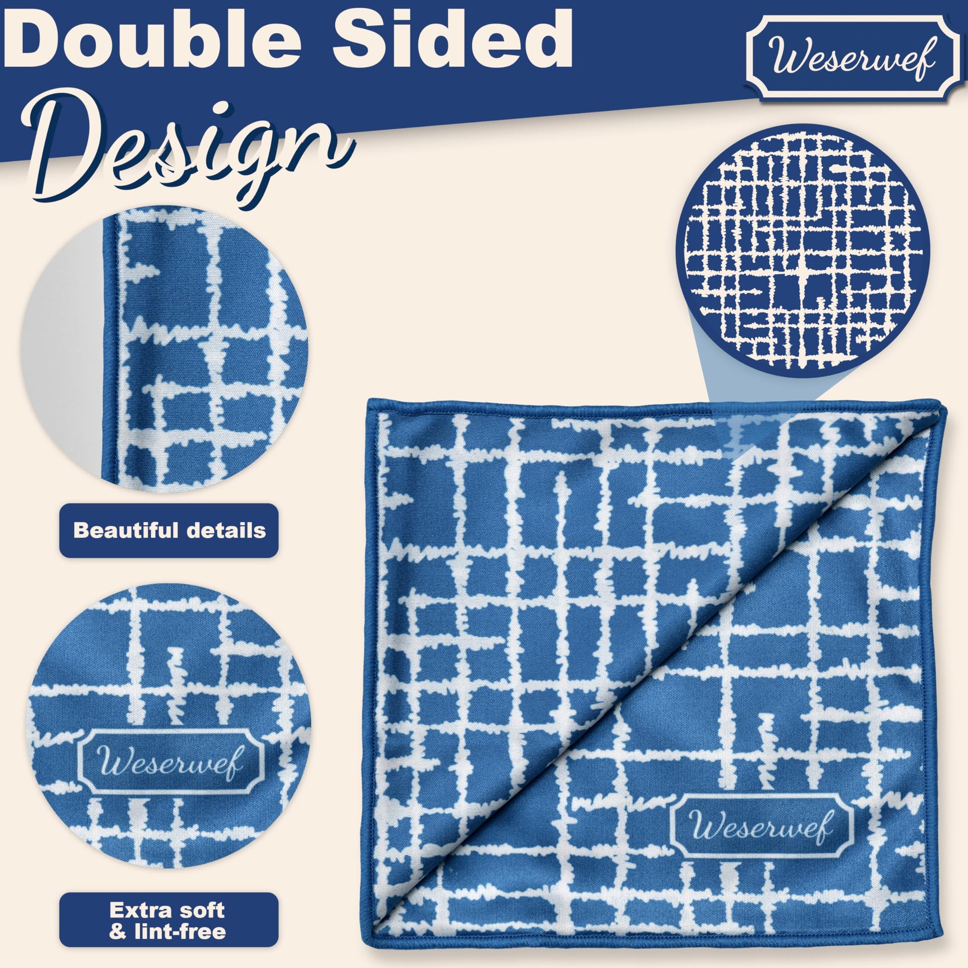 Design Microfiber Glasses Cleaning Cloth