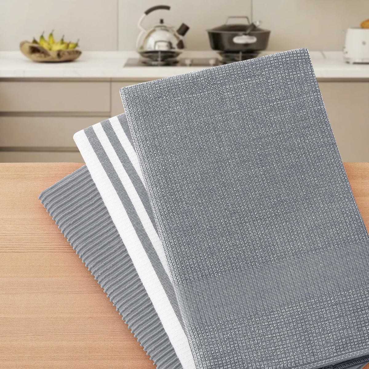 Cotton 380 GSM Premium Kitchen Towels (9 Count)
