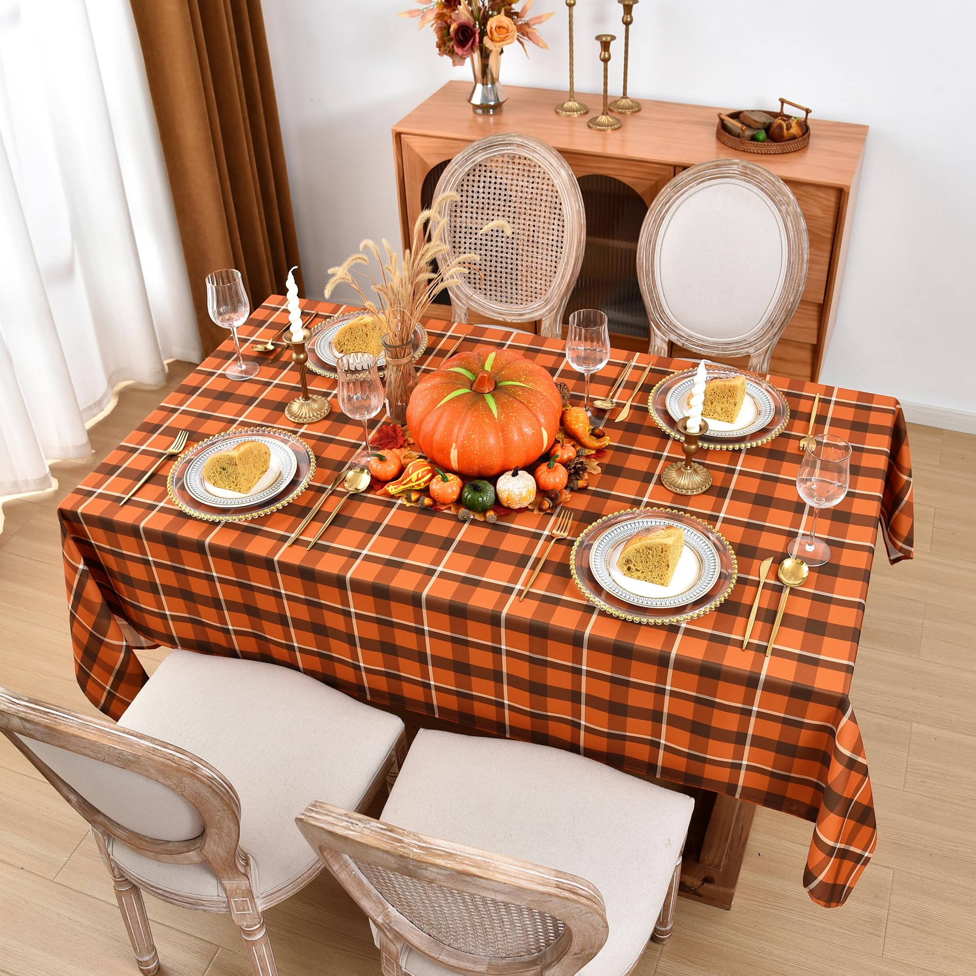 Classic Gingham Buffalo Tablecloth Fabric