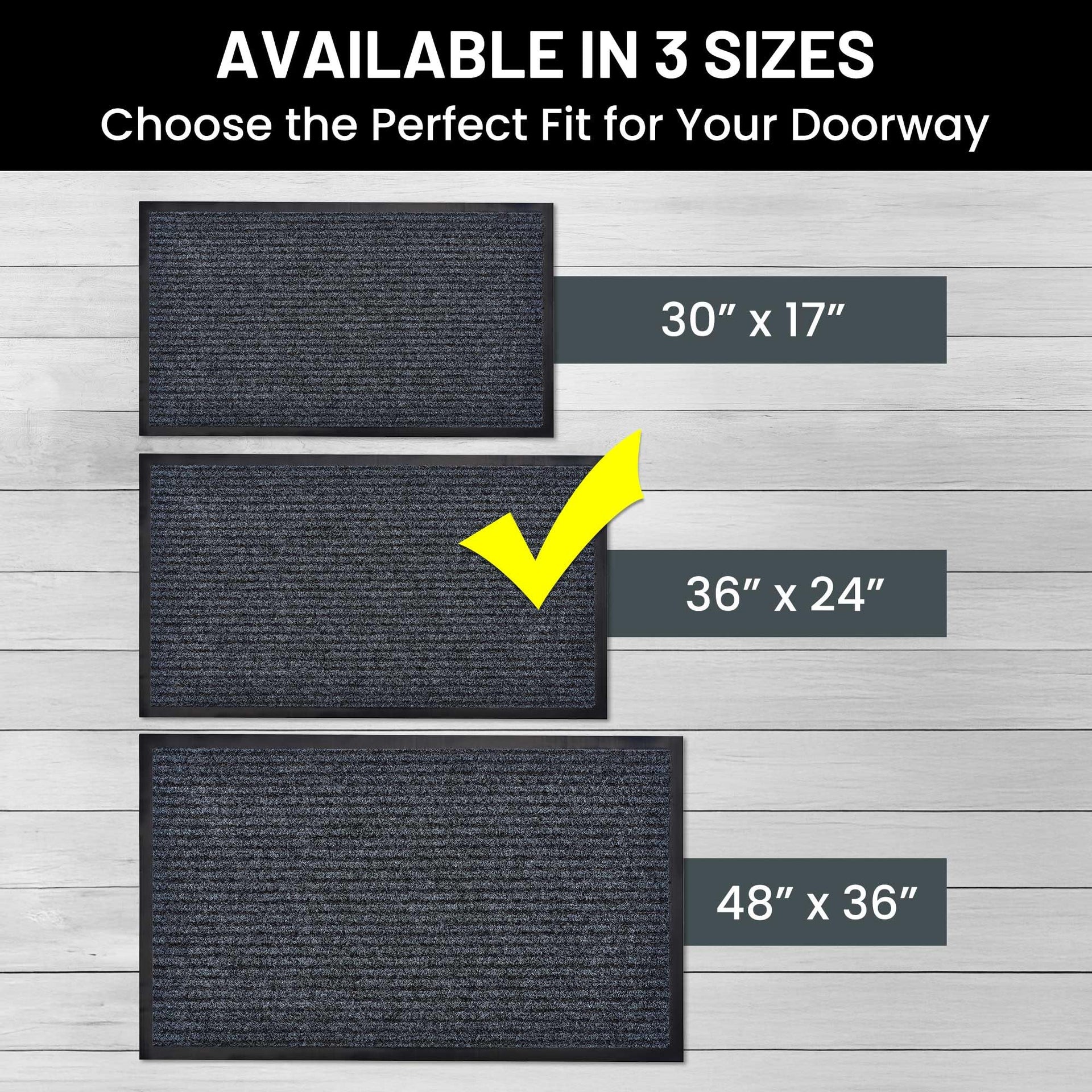 Front Door Mat (2 Count)