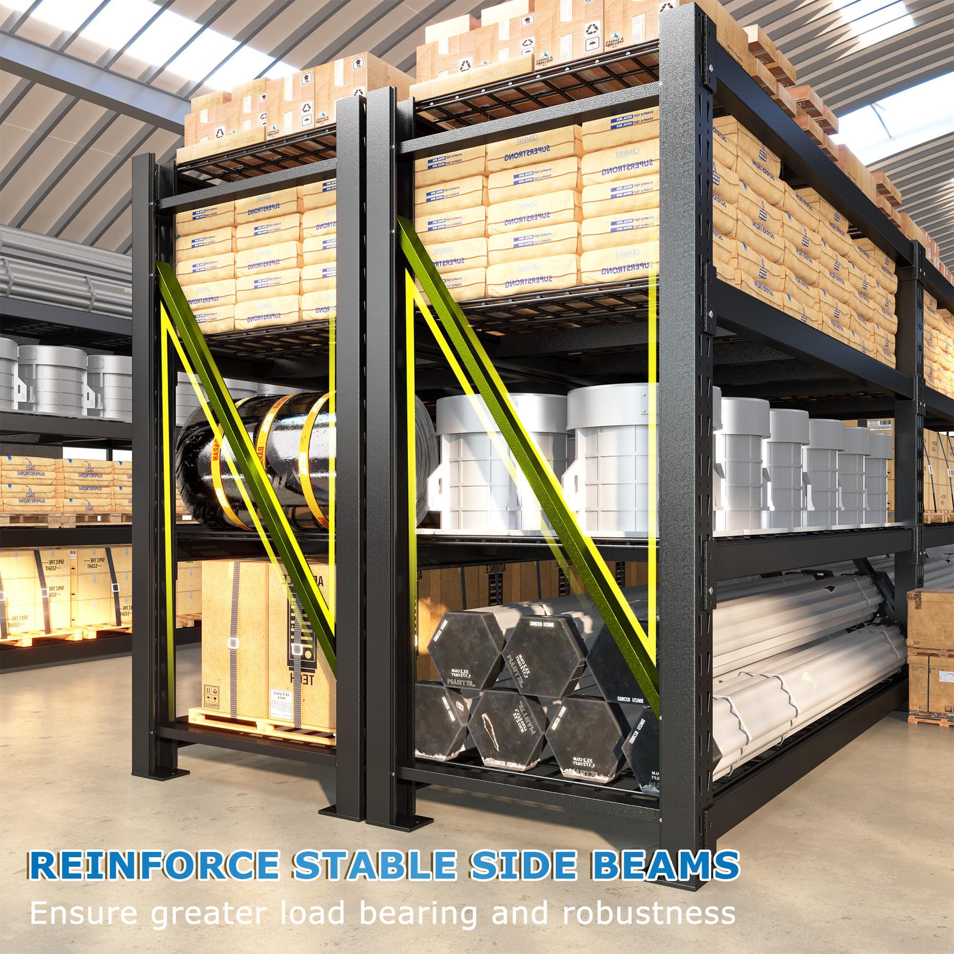 11000LBS Heavy Duty Garage Shelving
