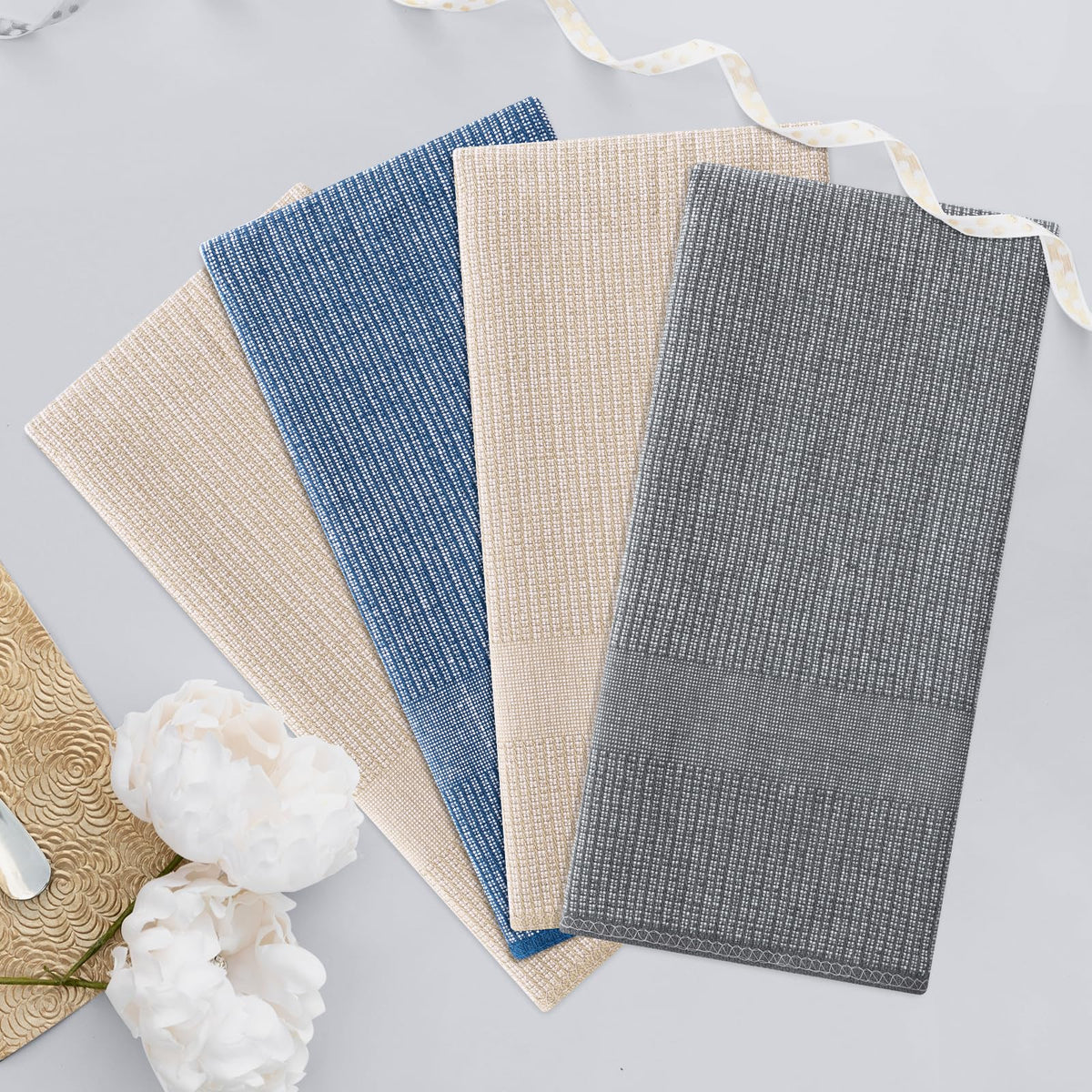 380 GSM Cotton Premium Kitchen Towels 3 Pack (3 Count)