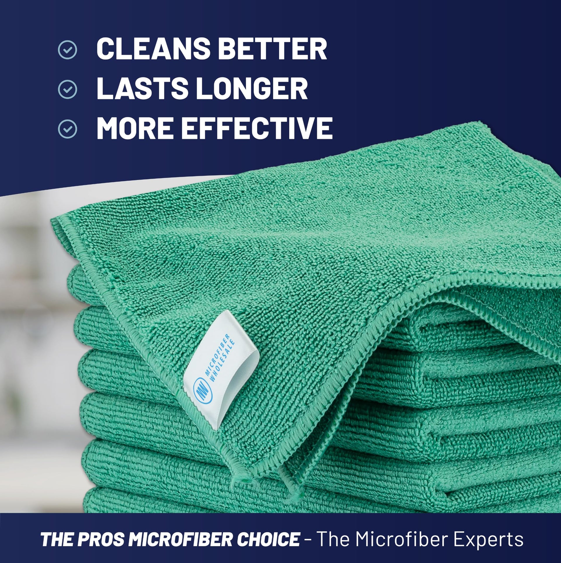 MW PRO Microfiber Cleaning Cloths (12 Count)