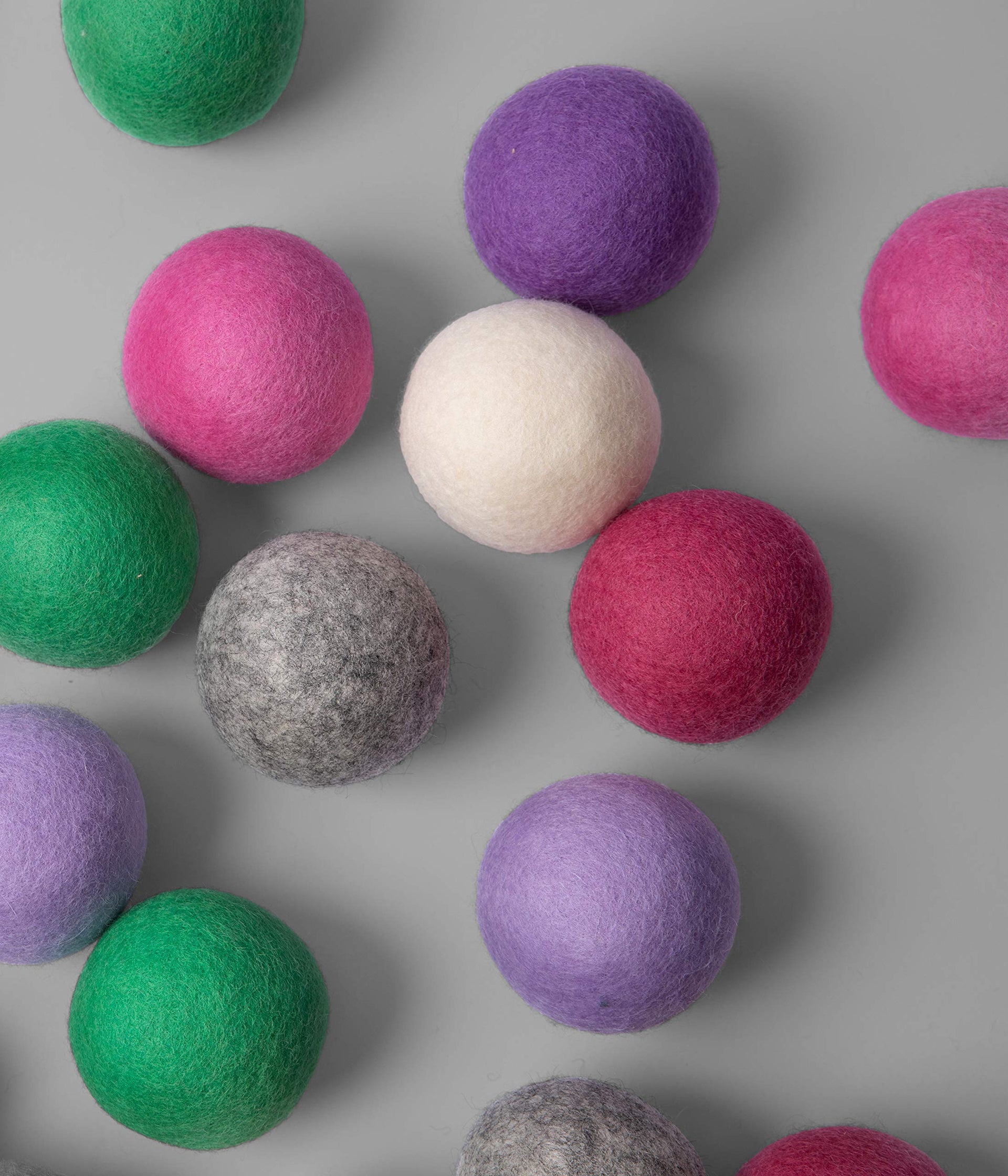 Wool Dryer Balls for use as Natural Fabric Softener (6 Count)