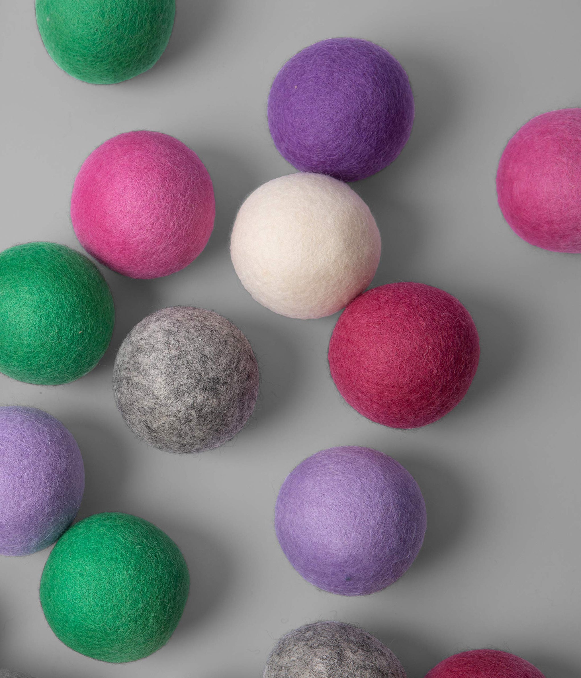 Wool Dryer Balls for use as Natural Fabric Softener (6 Count)