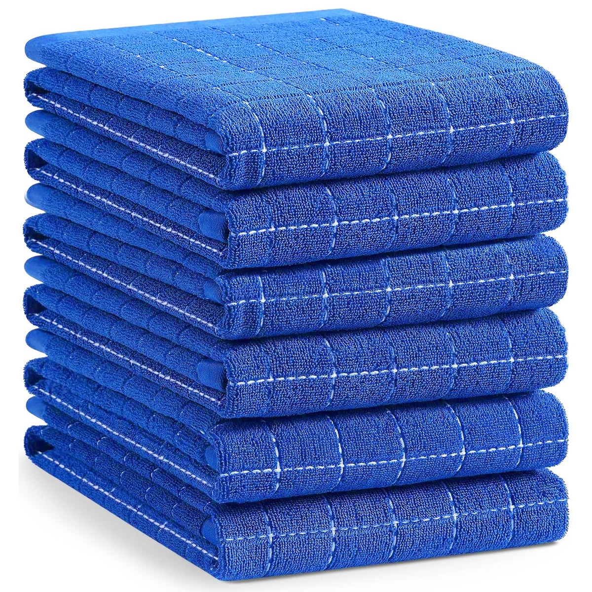 100% Cotton Terry Kitchen Towels (6 Count)