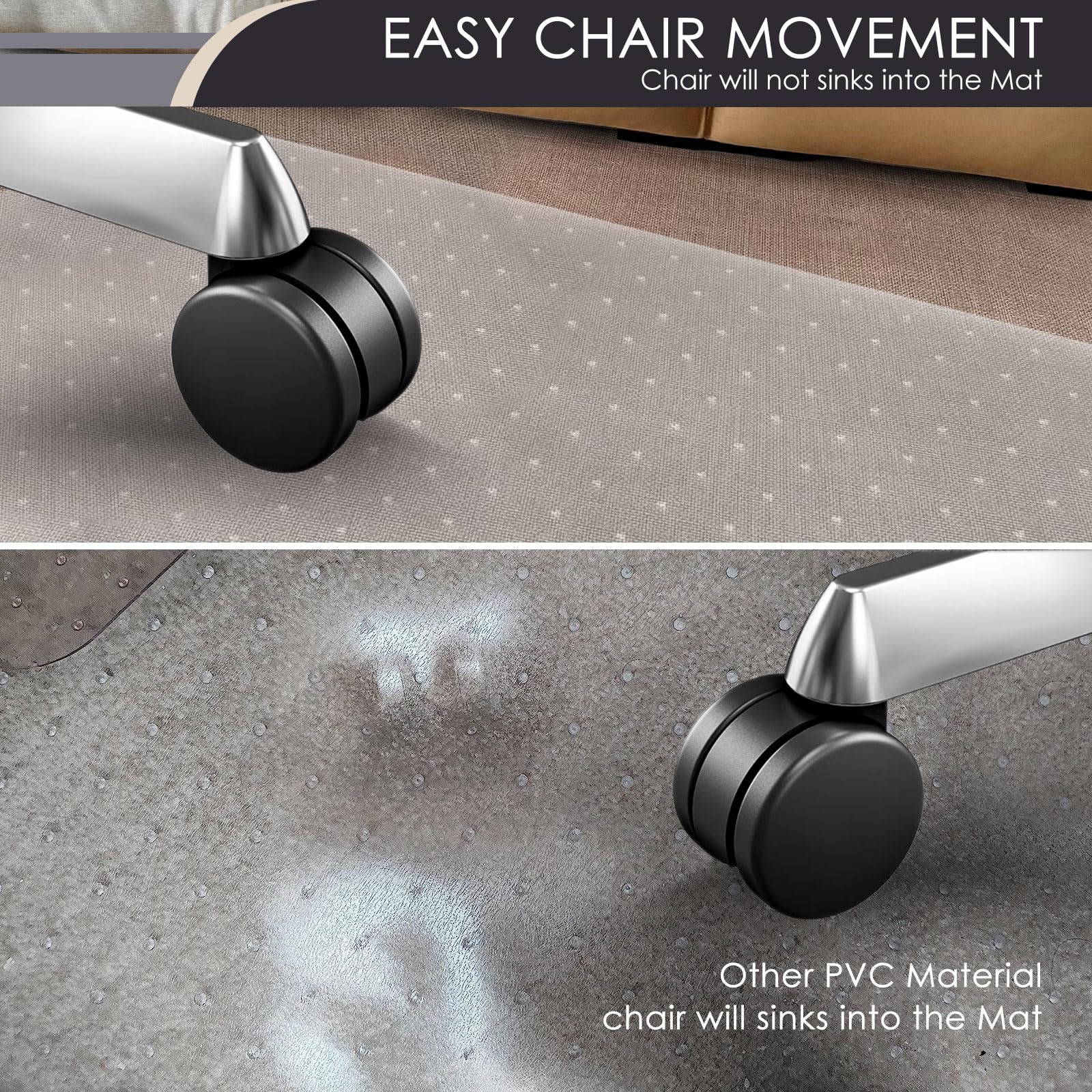 Office Chair Mat for Carpet (2 Count)