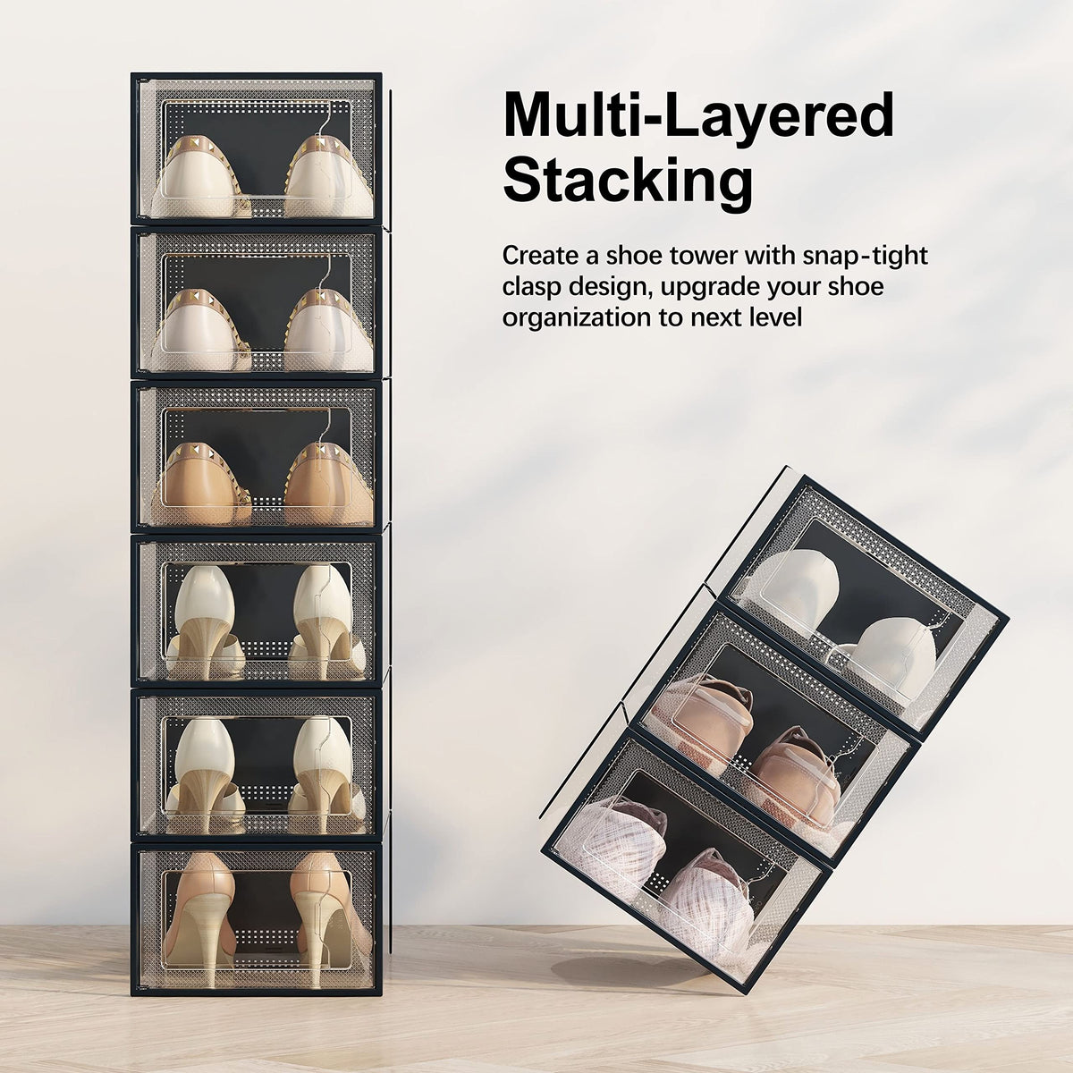 12 Pack Shoe Storage Box (12 Count)