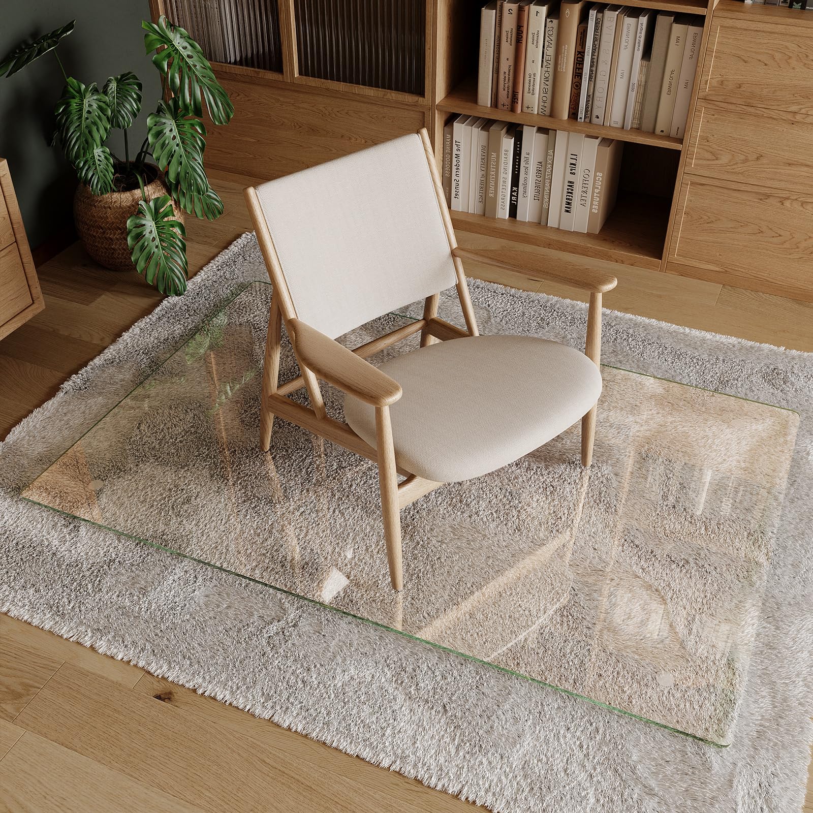 Tempered Glass Chair Mat 36"x55"