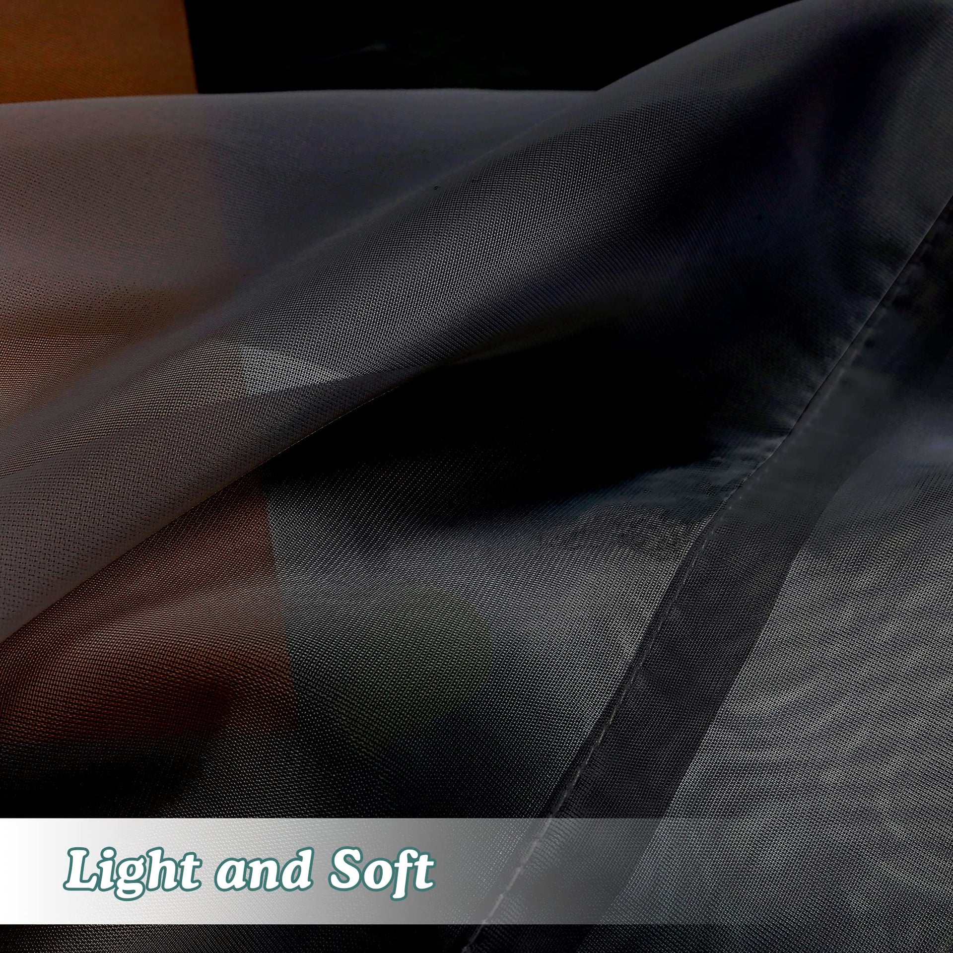 2 Panels Solid Color Sheer Window Curtains 108 Inches Long