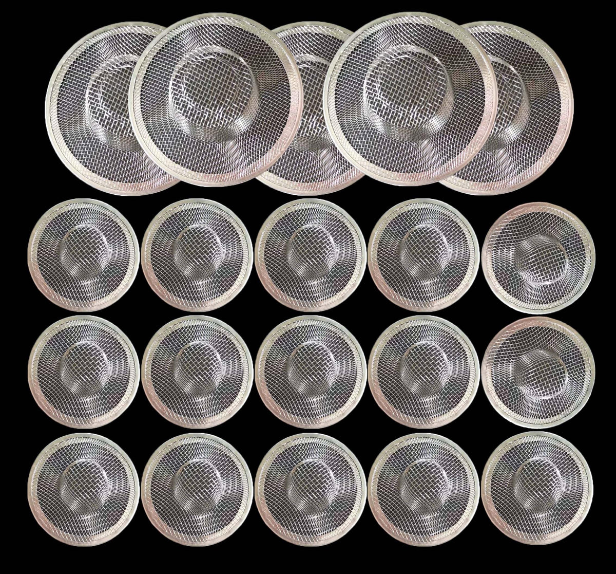 20PCS Stainless Steel Slop Basket Filter Trap
