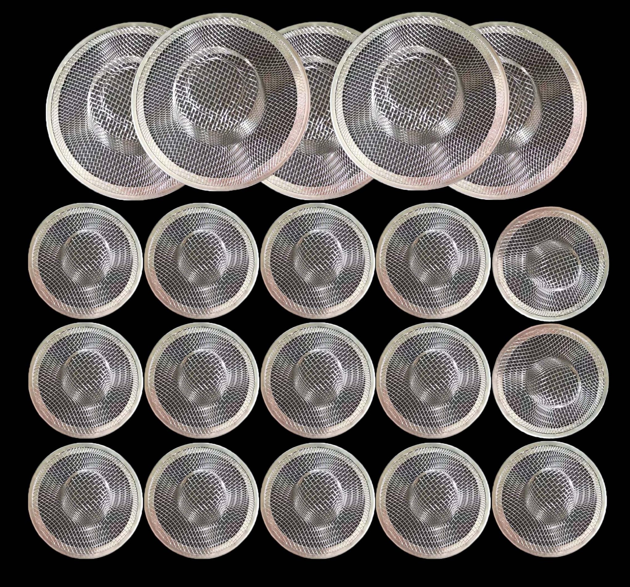20PCS Stainless Steel Slop Basket Filter Trap