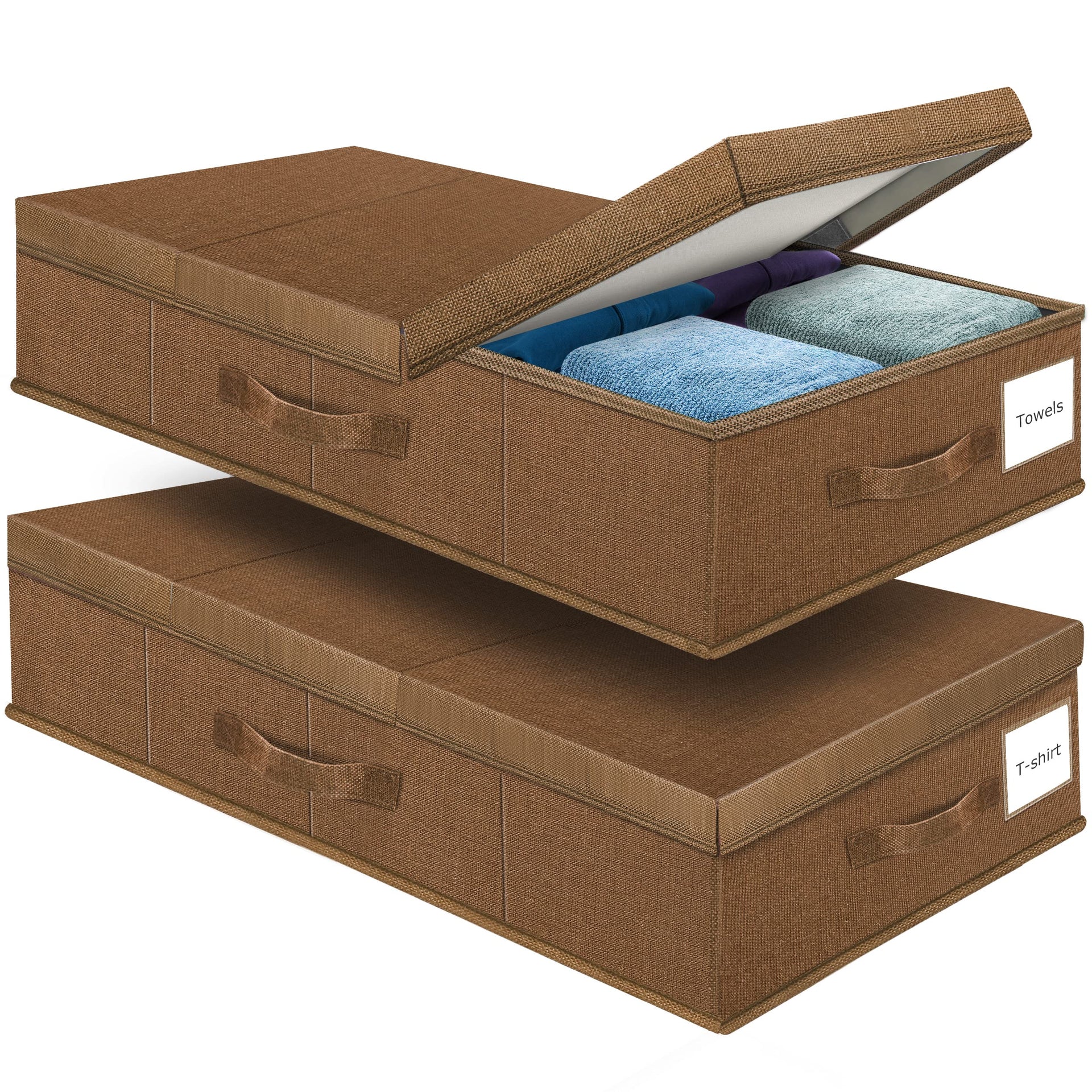 2Pack Large Underbed Storage Containers Bin with Lids