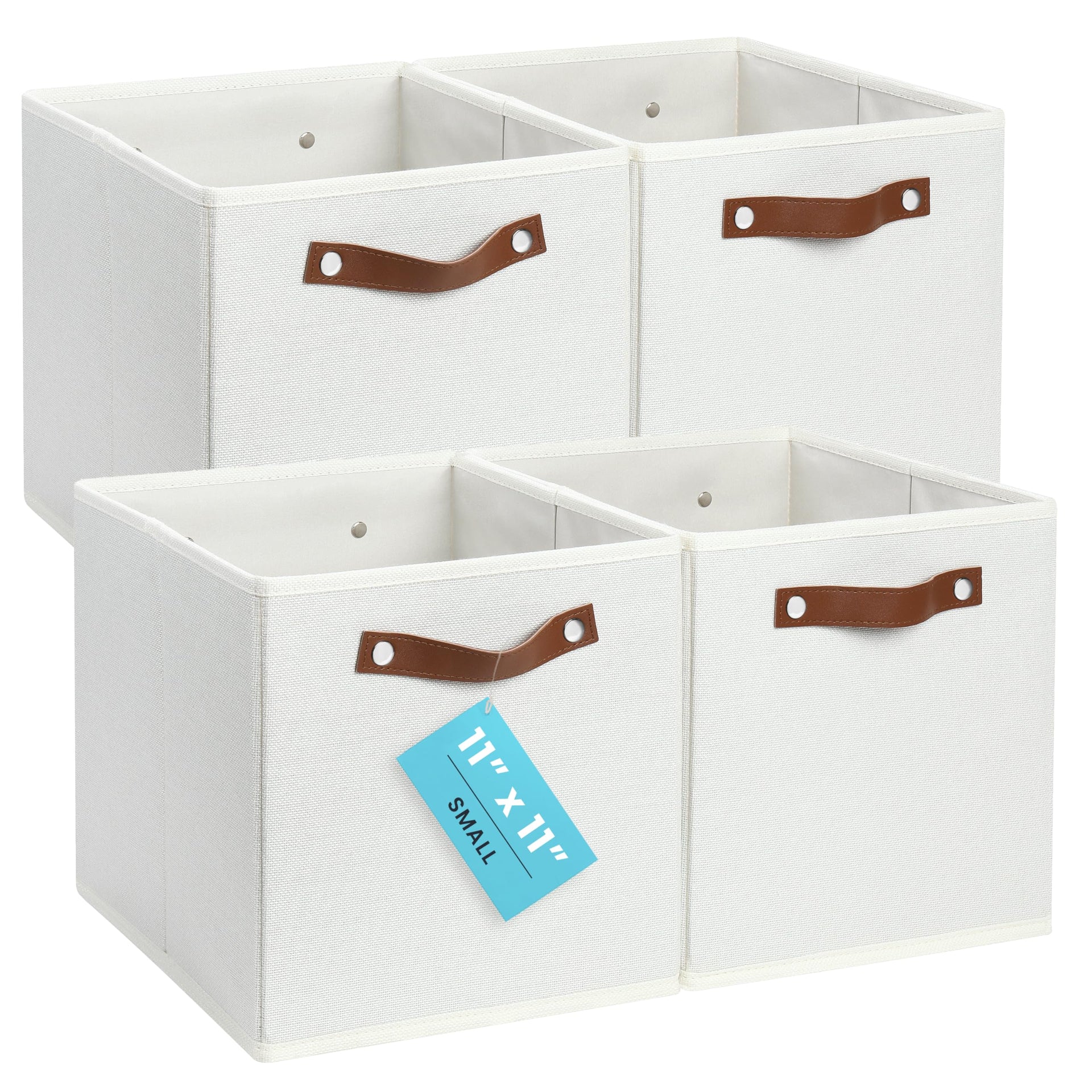 11x11 Cube Storage Bins (4 Count)