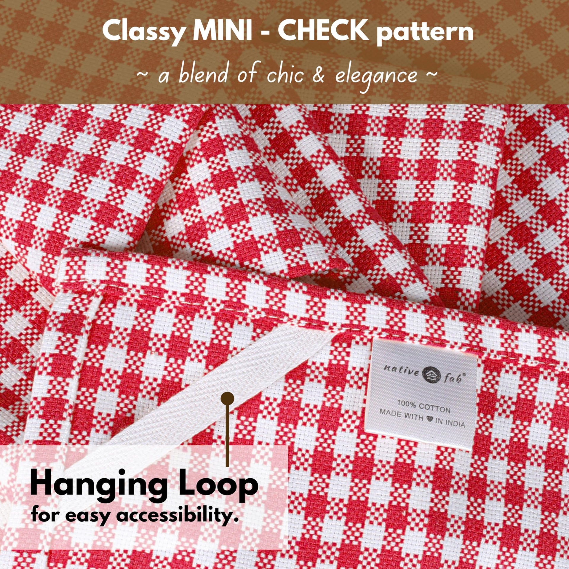 12 Pack Gingham Check Kitchen Towels 16"x26"