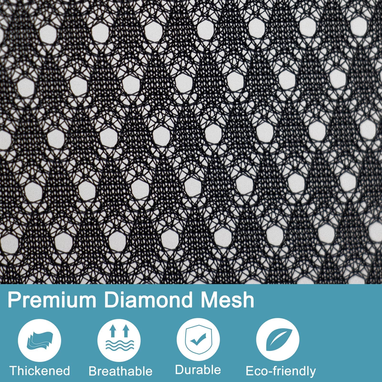 2 Pack Heavy Duty Diamond Mesh Laundry Bag (2 Count)