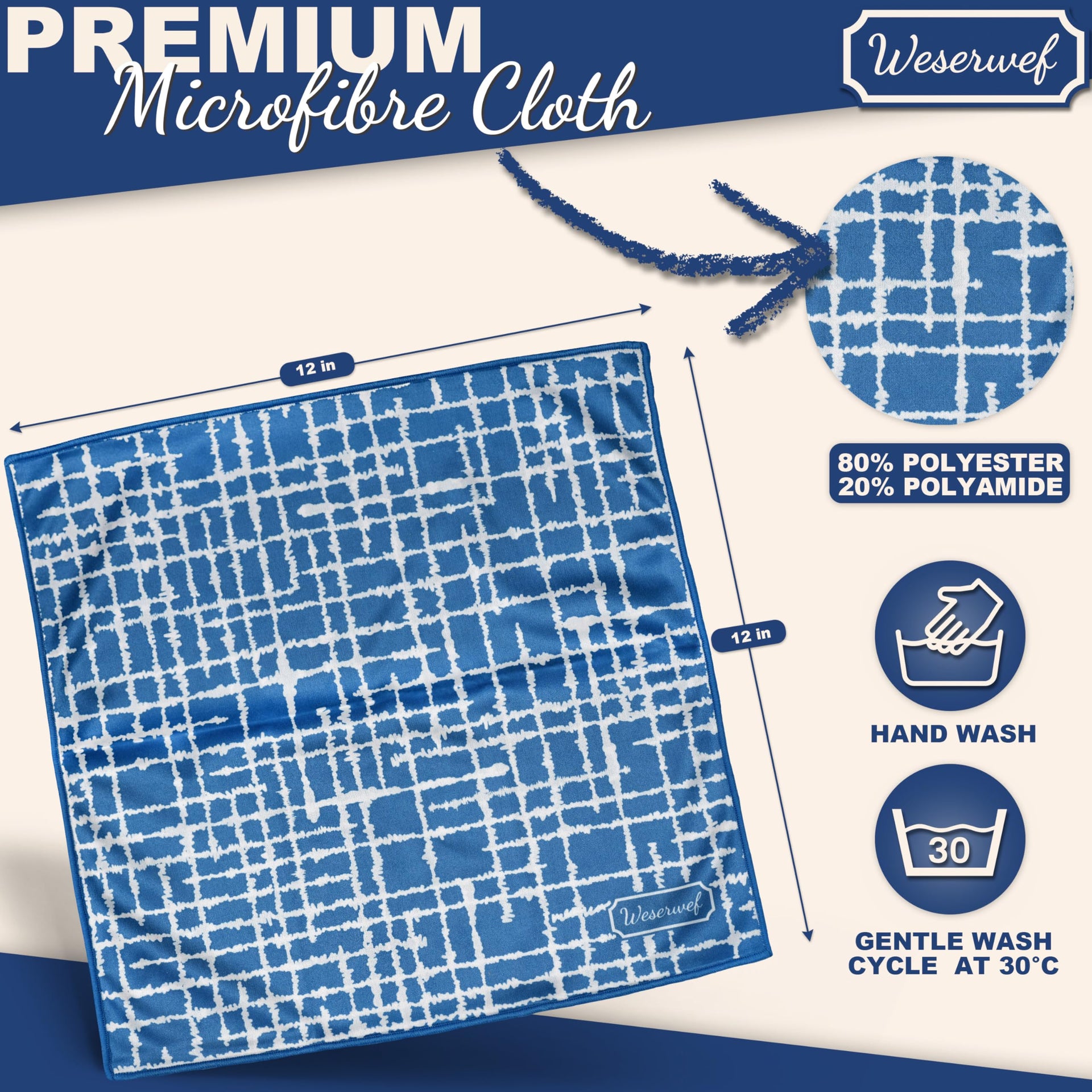 Design Microfiber Glasses Cleaning Cloth