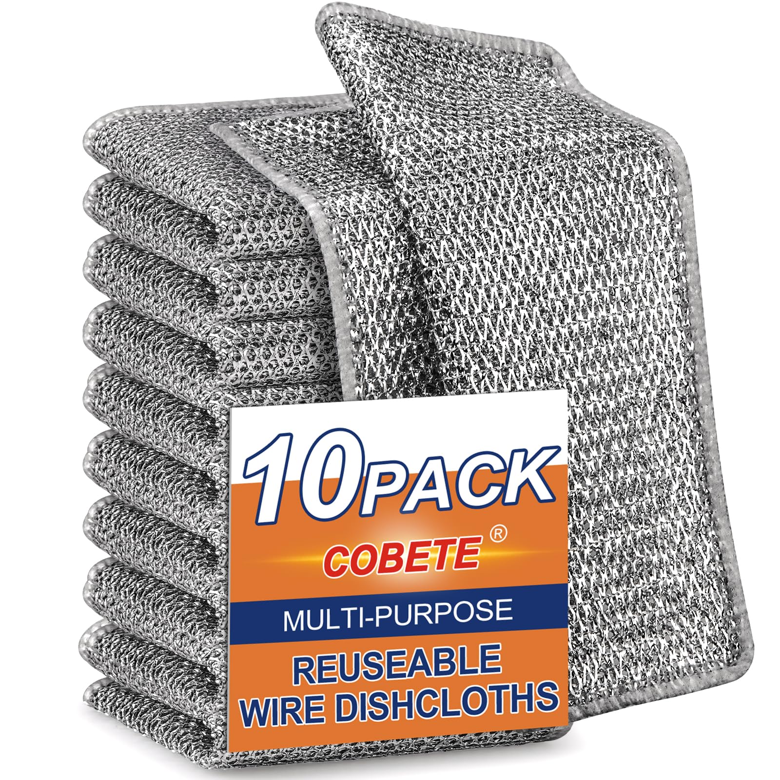 Non Scratch Wire Dishcloth (10 Count)