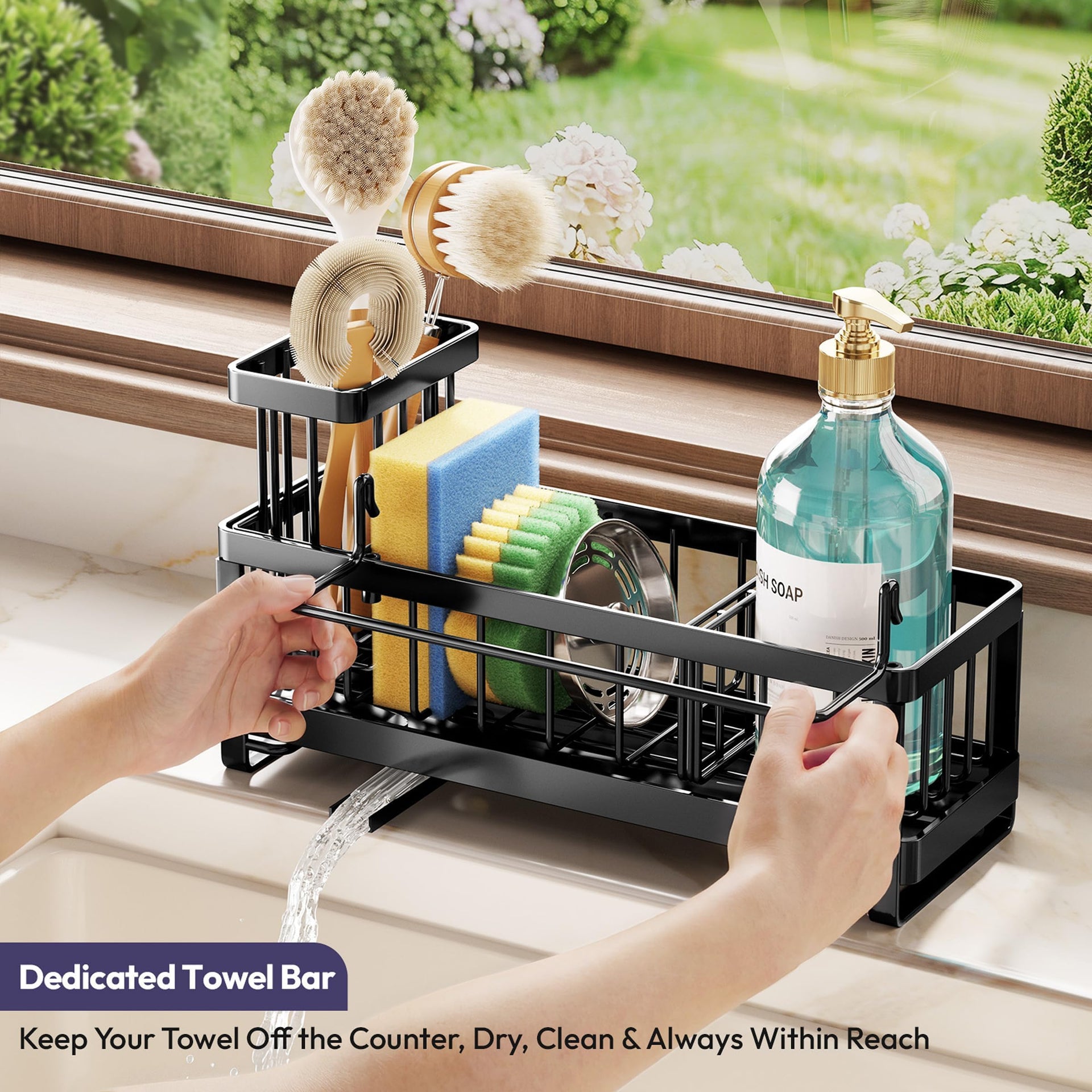 Sponge Holder for Kitchen Sink