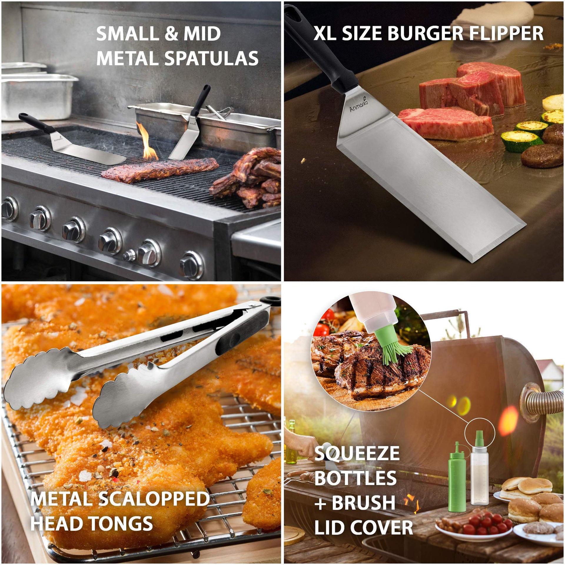 Metal Spatula Set of 6 (6 Count)