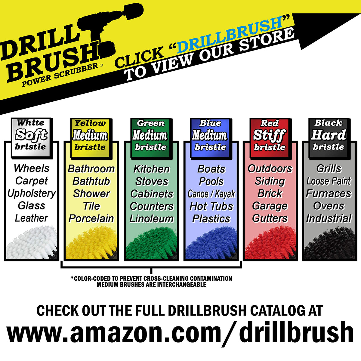 Heavy Duty Stiff Bristle Brush Kit - ModHome Supplies