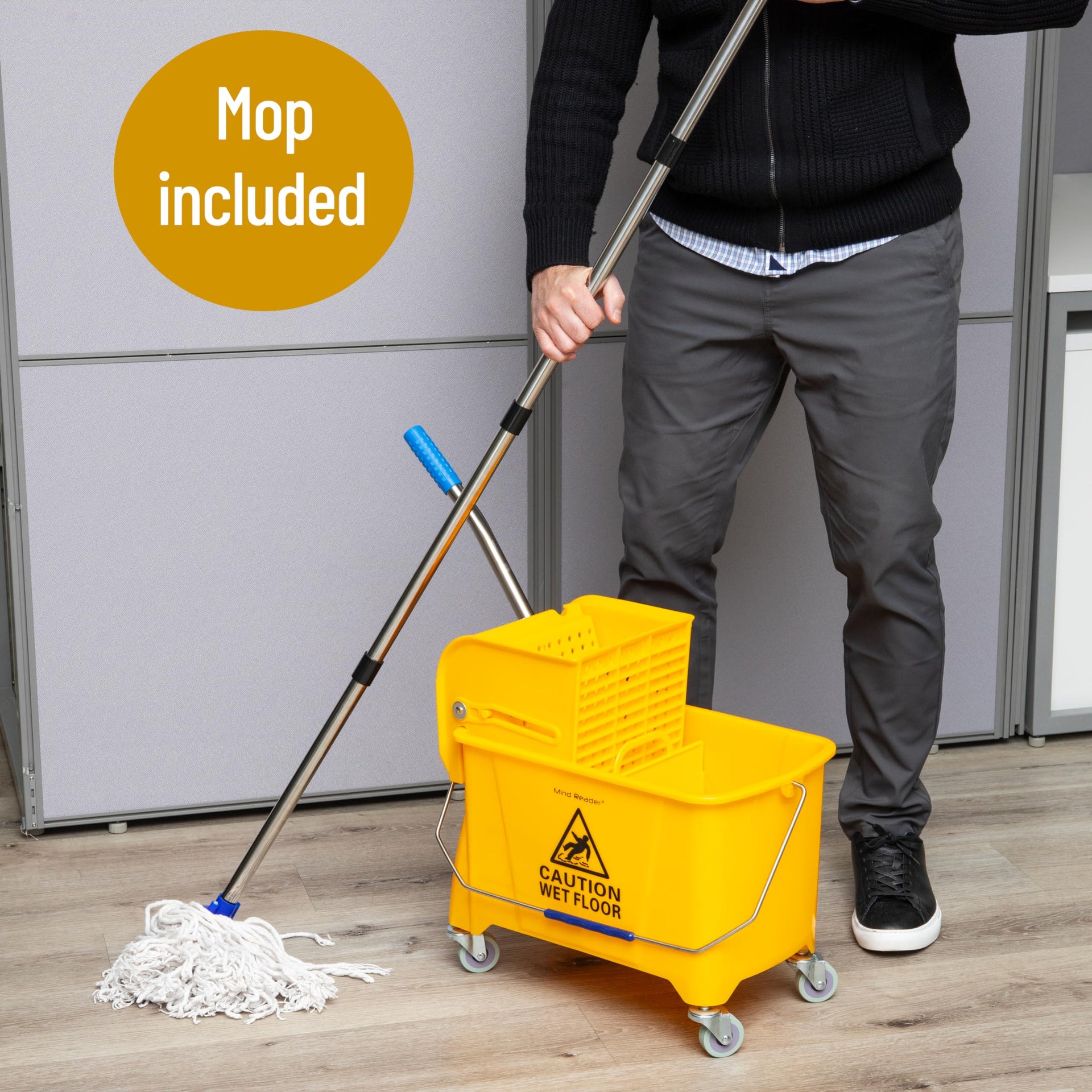 Mop and Bucket Set with Wringer