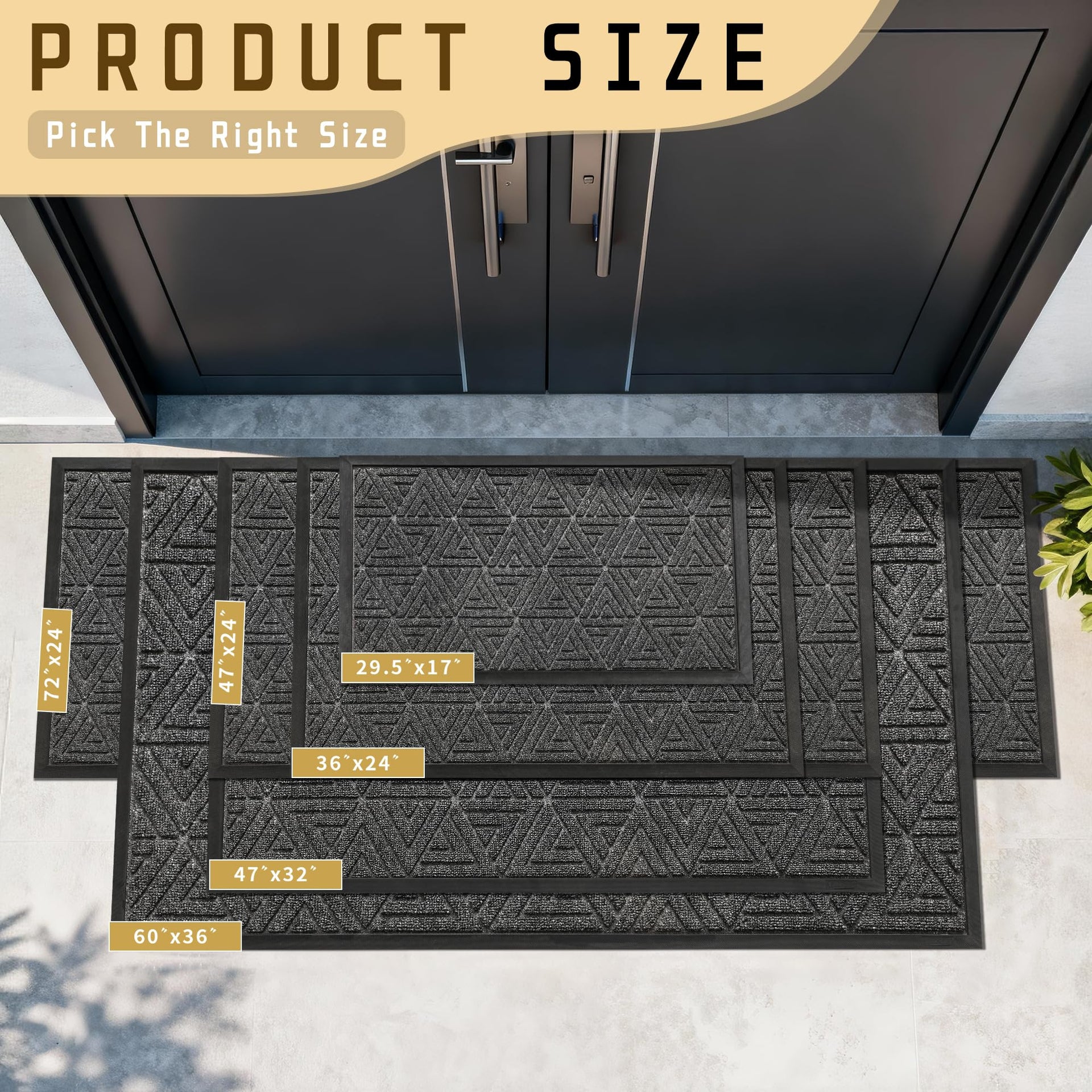 Extra Large Door Mat 60x36
