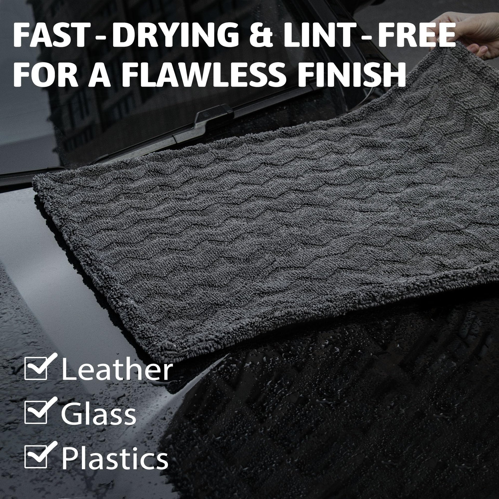 1000GSM Car Drying Towel 18"x24"