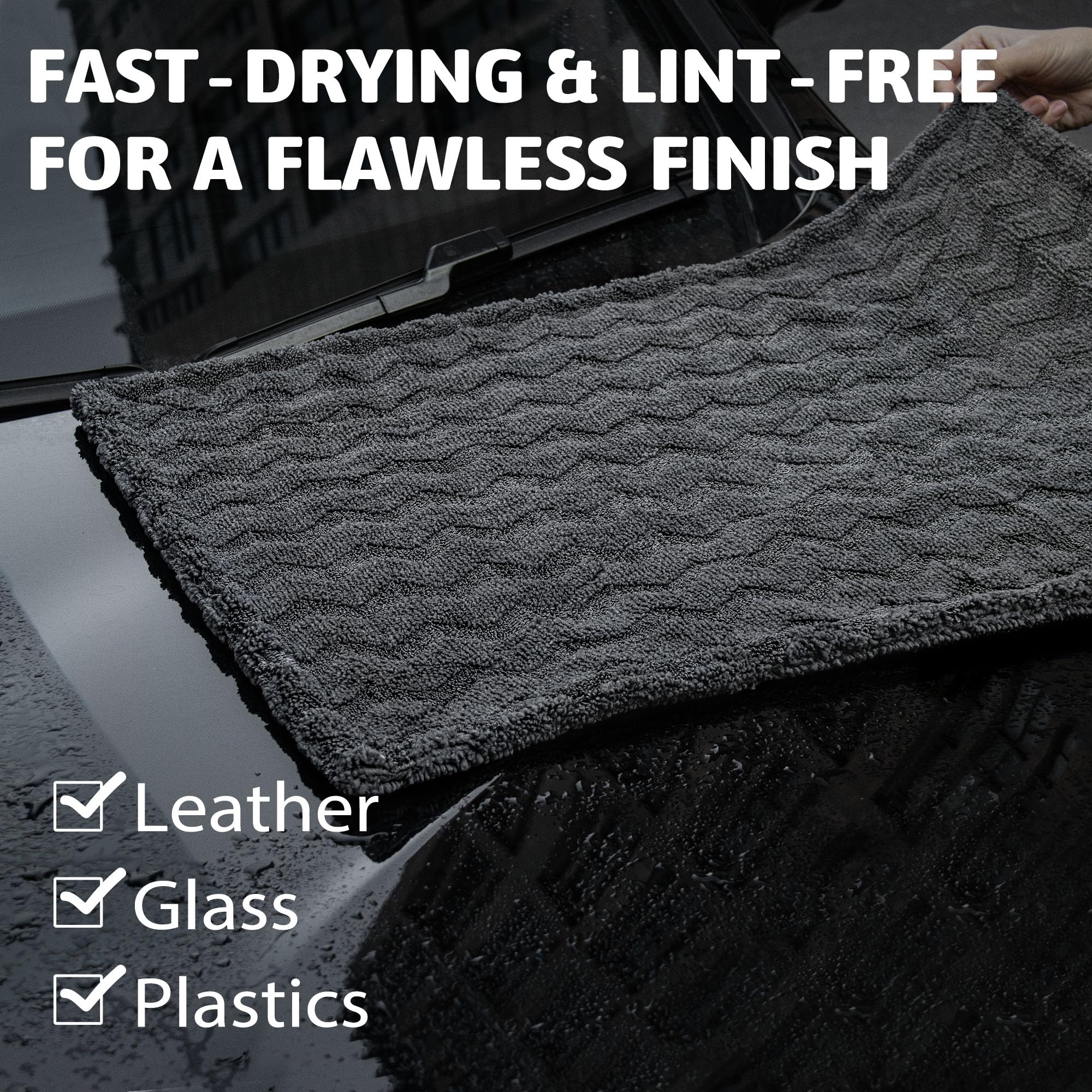 1000GSM Car Drying Towel 18"x24"