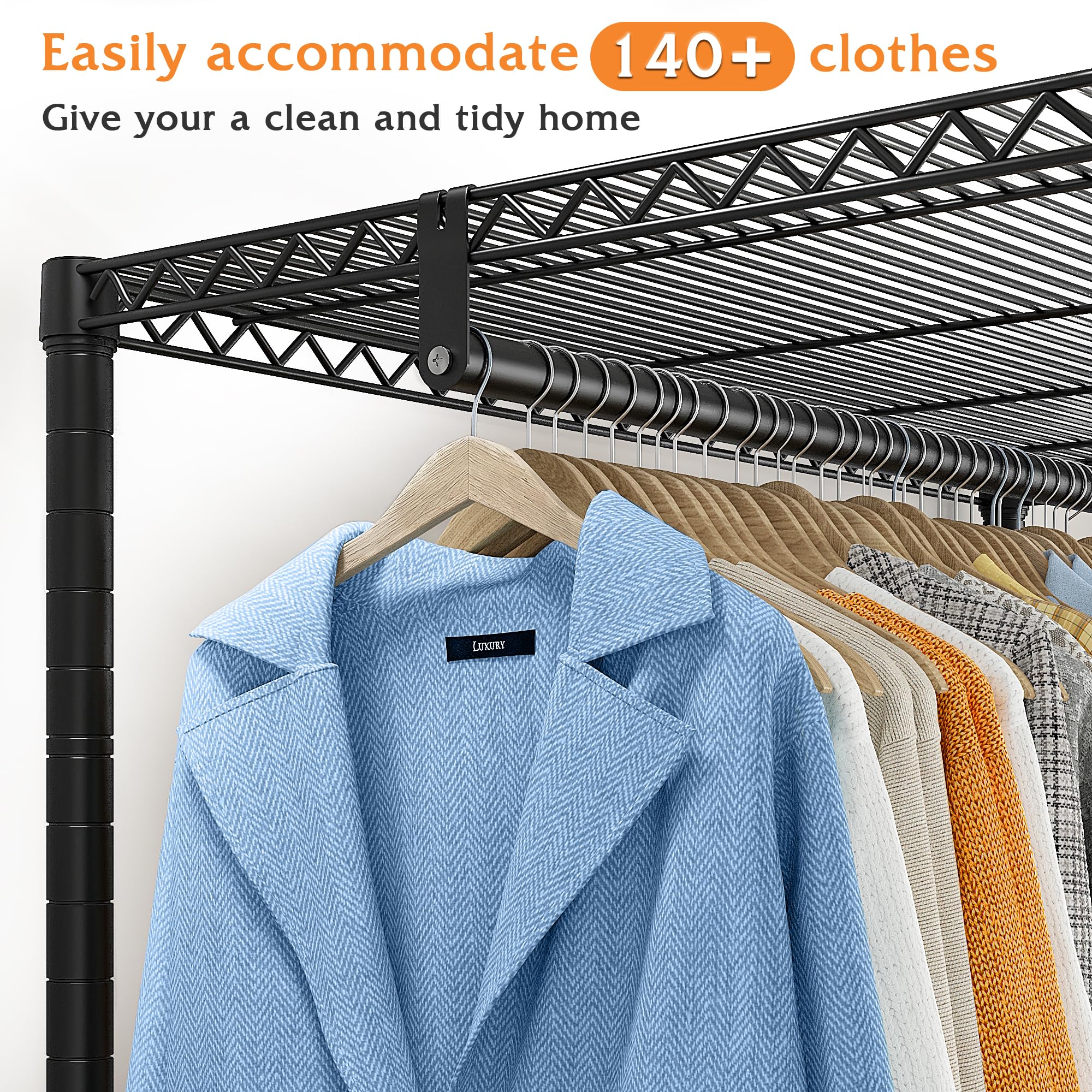 Clothes Rack Heavy Duty Clothing Rack