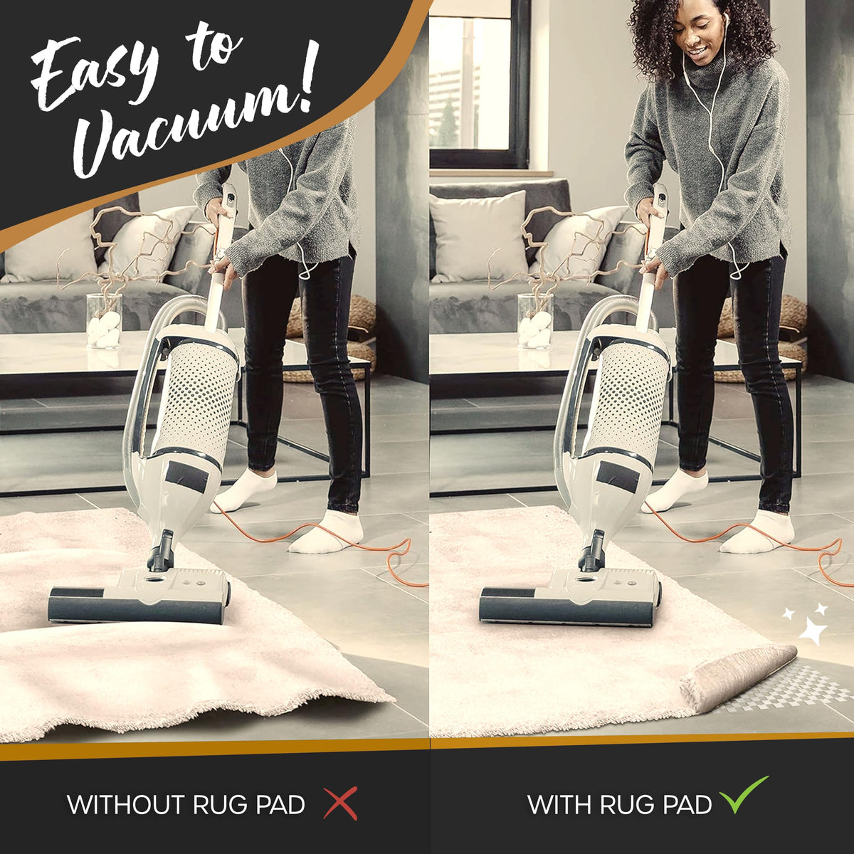 2ft x 6ft Under Rug Non Slip Pad (12 Sq Ft)