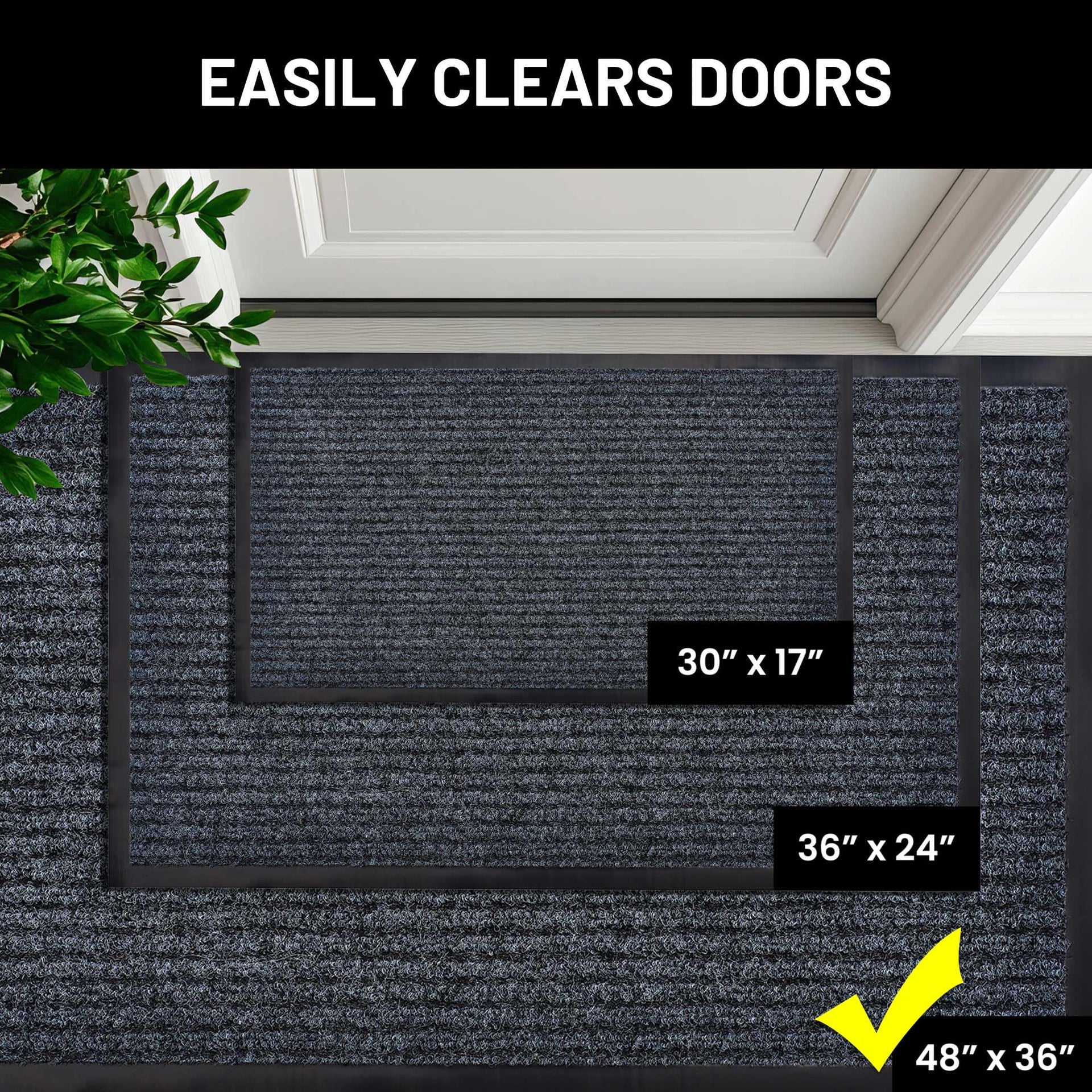Front Door Mat (2 Count)