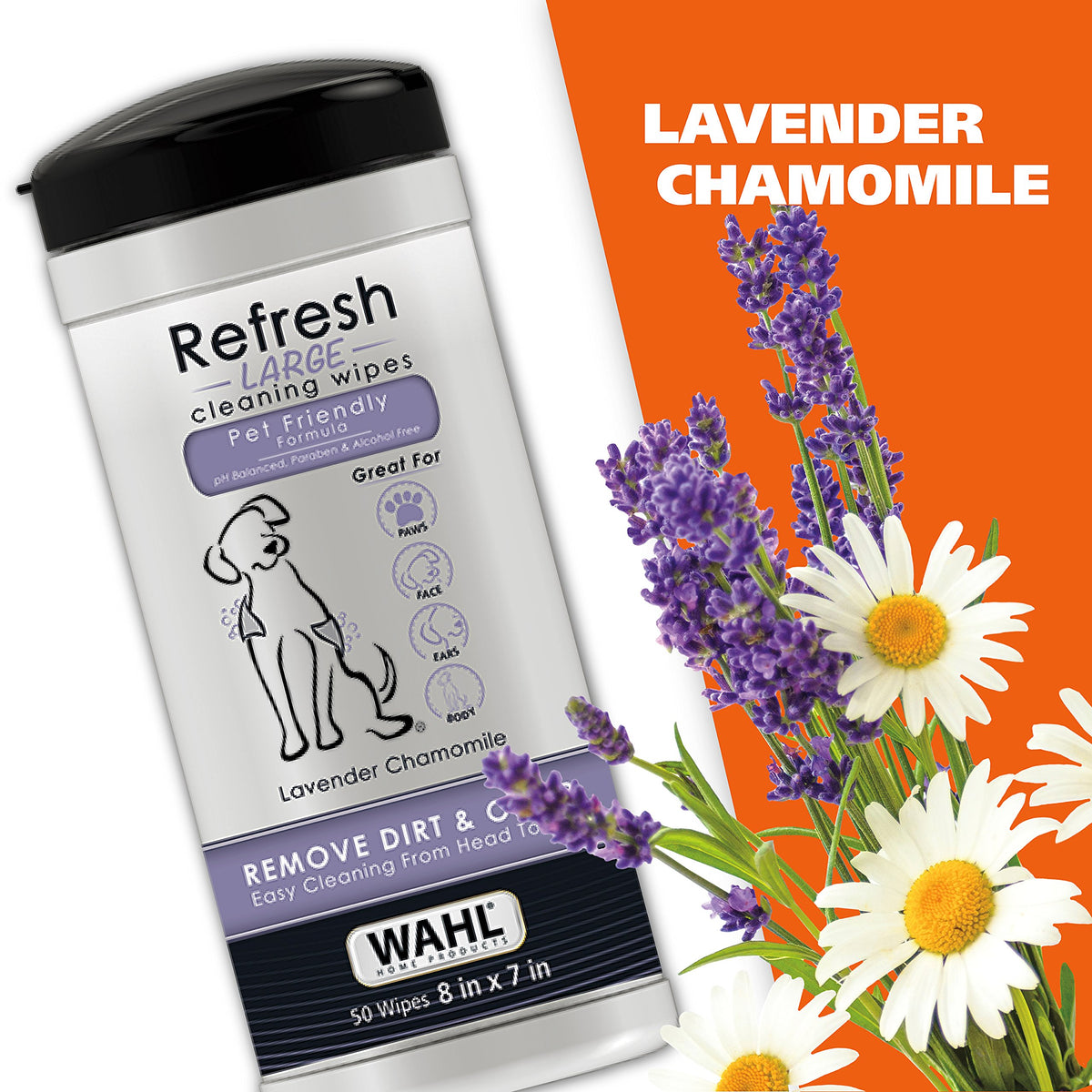 USA Pet Refresh Cleaning Wipes for Dogs (50 Count)