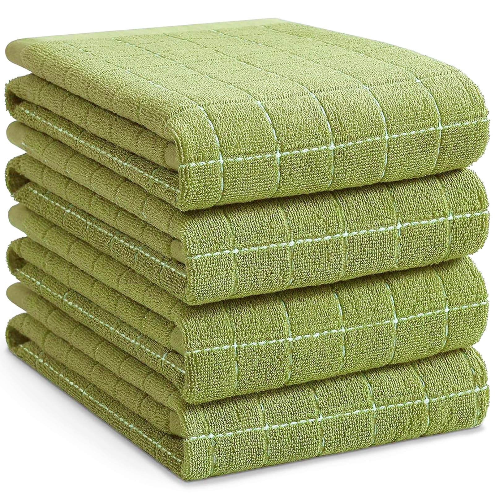 100% Cotton Terry Kitchen Towels (4 Count)