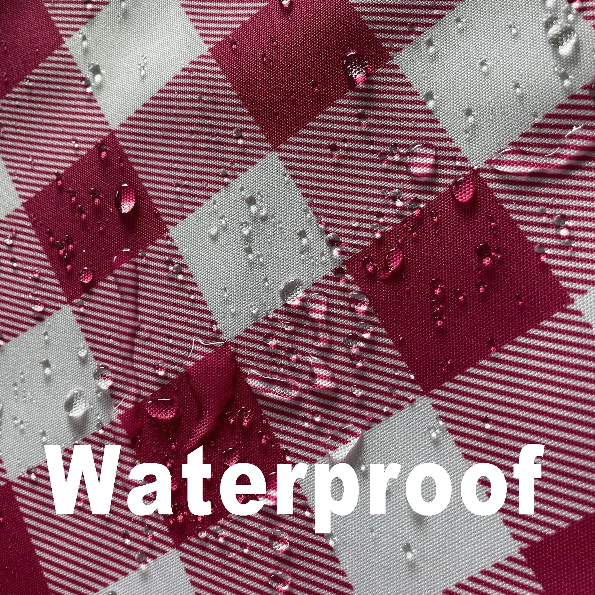 Waterproof Checkered Tablecloth Fabric