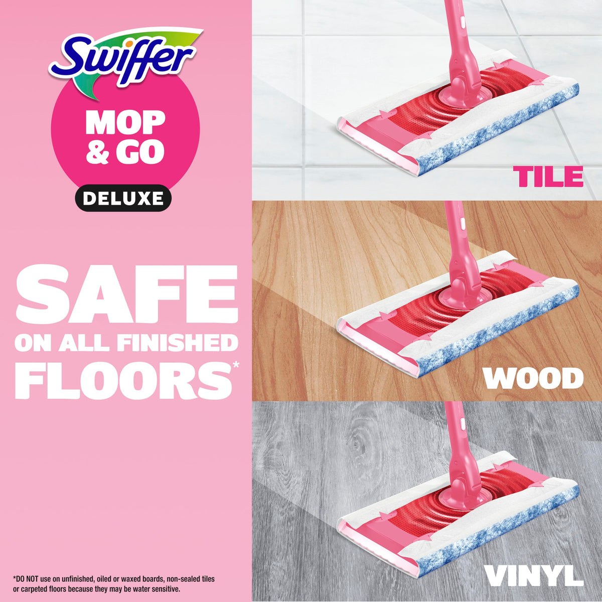 Pink Limited Edition Mop & Go Deluxe