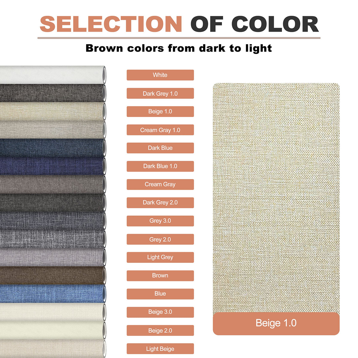 Coarse Linen Repair Patches (3.33 Sq Ft)