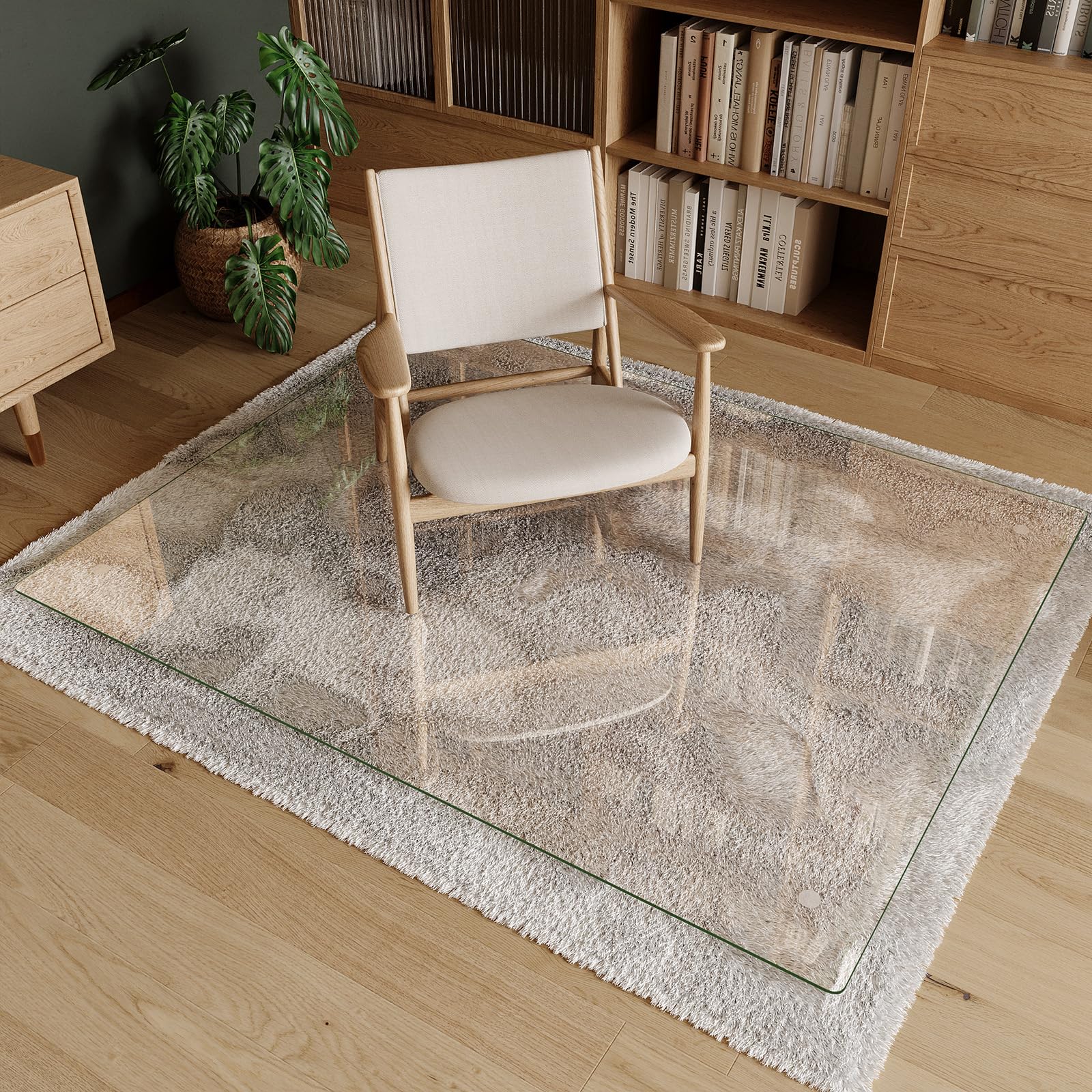 Tempered Glass Chair Mat 60"x48"