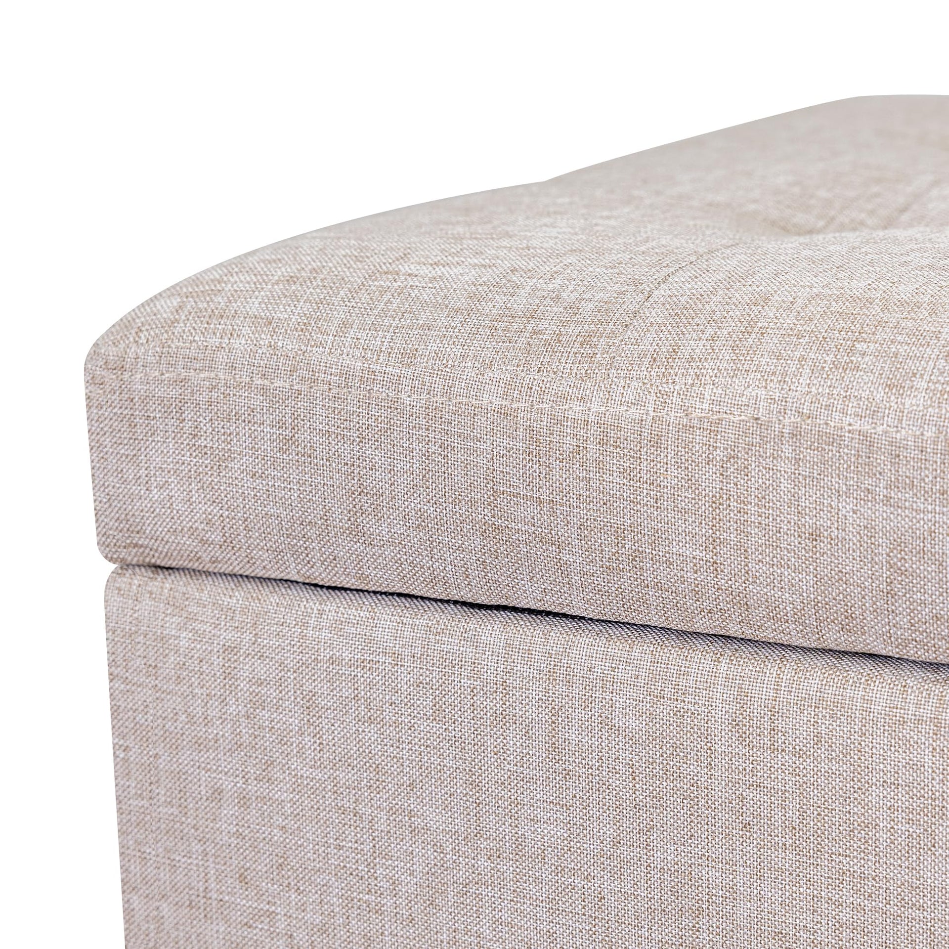 15.2 Inch High Cube Ottoman Storage