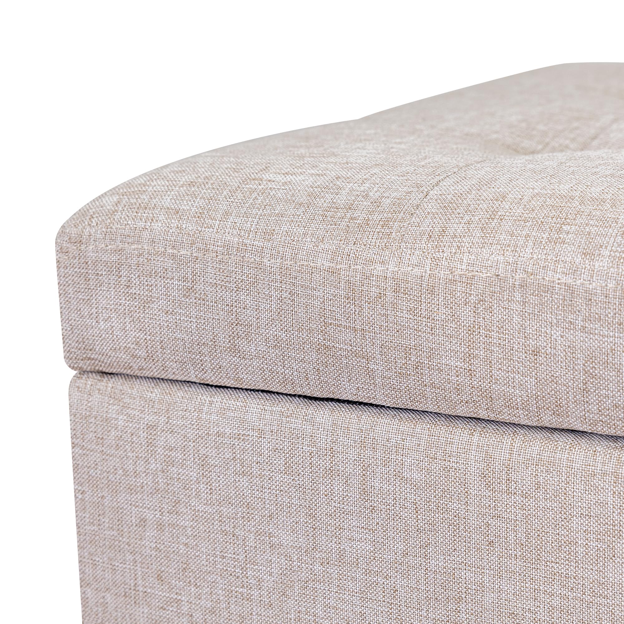 15.2 Inch High Cube Ottoman Storage