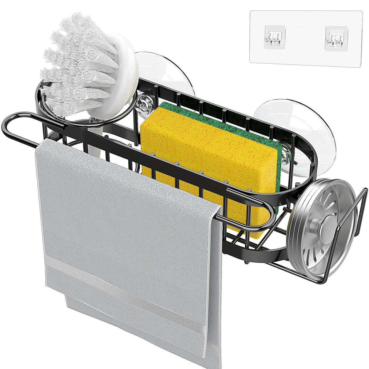Kitchen Sink Caddy Sponge Holder in The Sink
