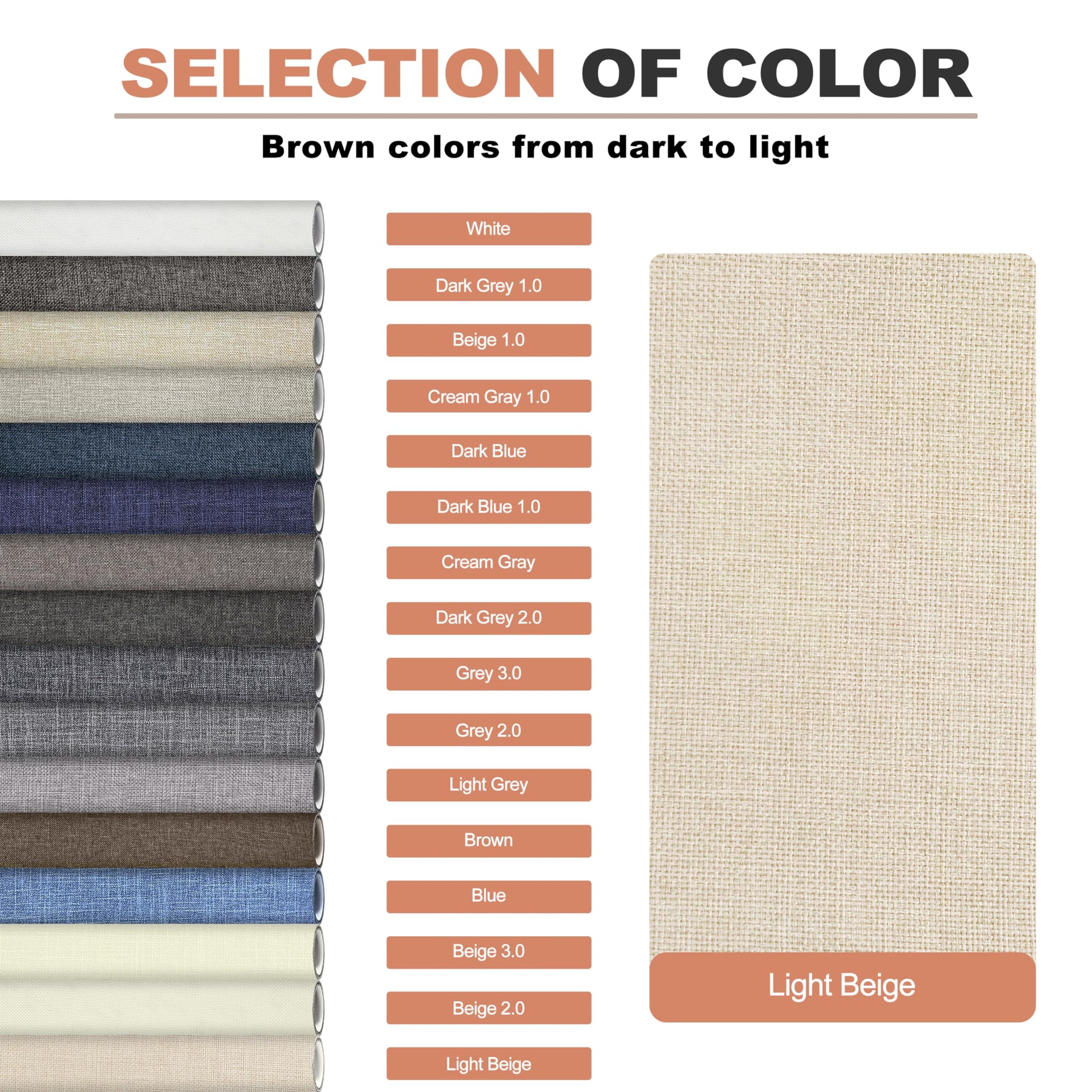 Coarse Linen Fabric Patches