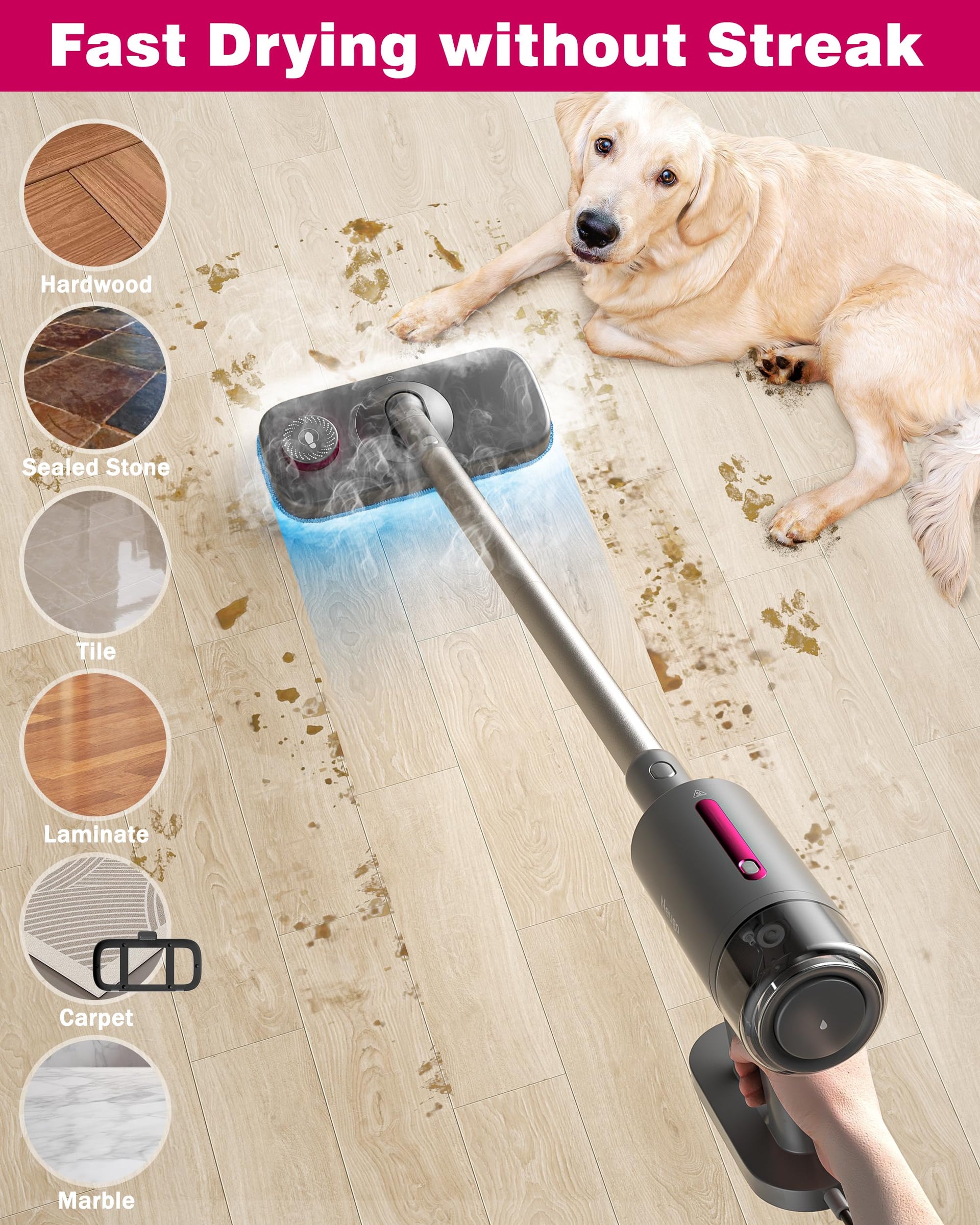 Steam Mop for Floor Cleaning