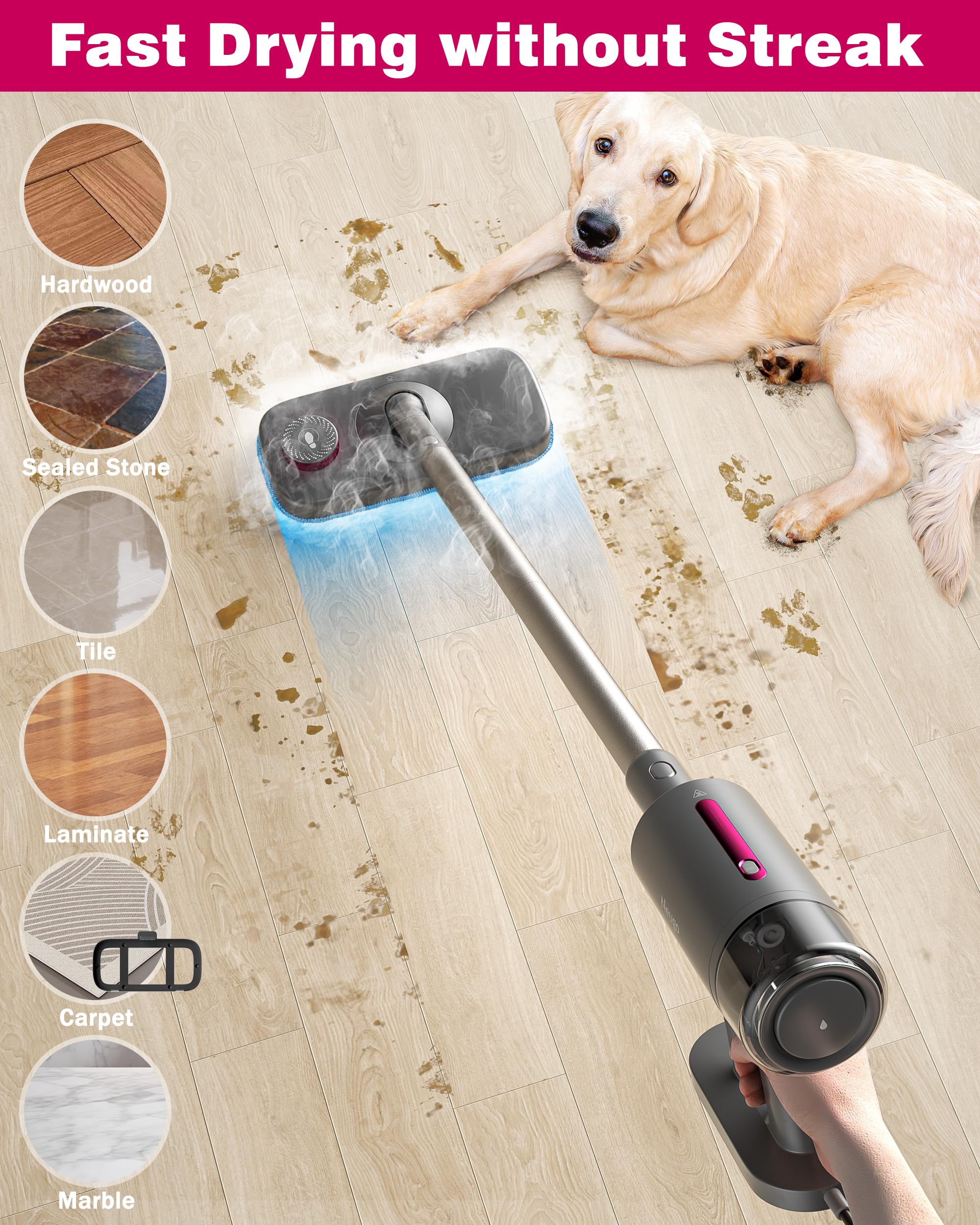 Steam Mop for Floor Cleaning