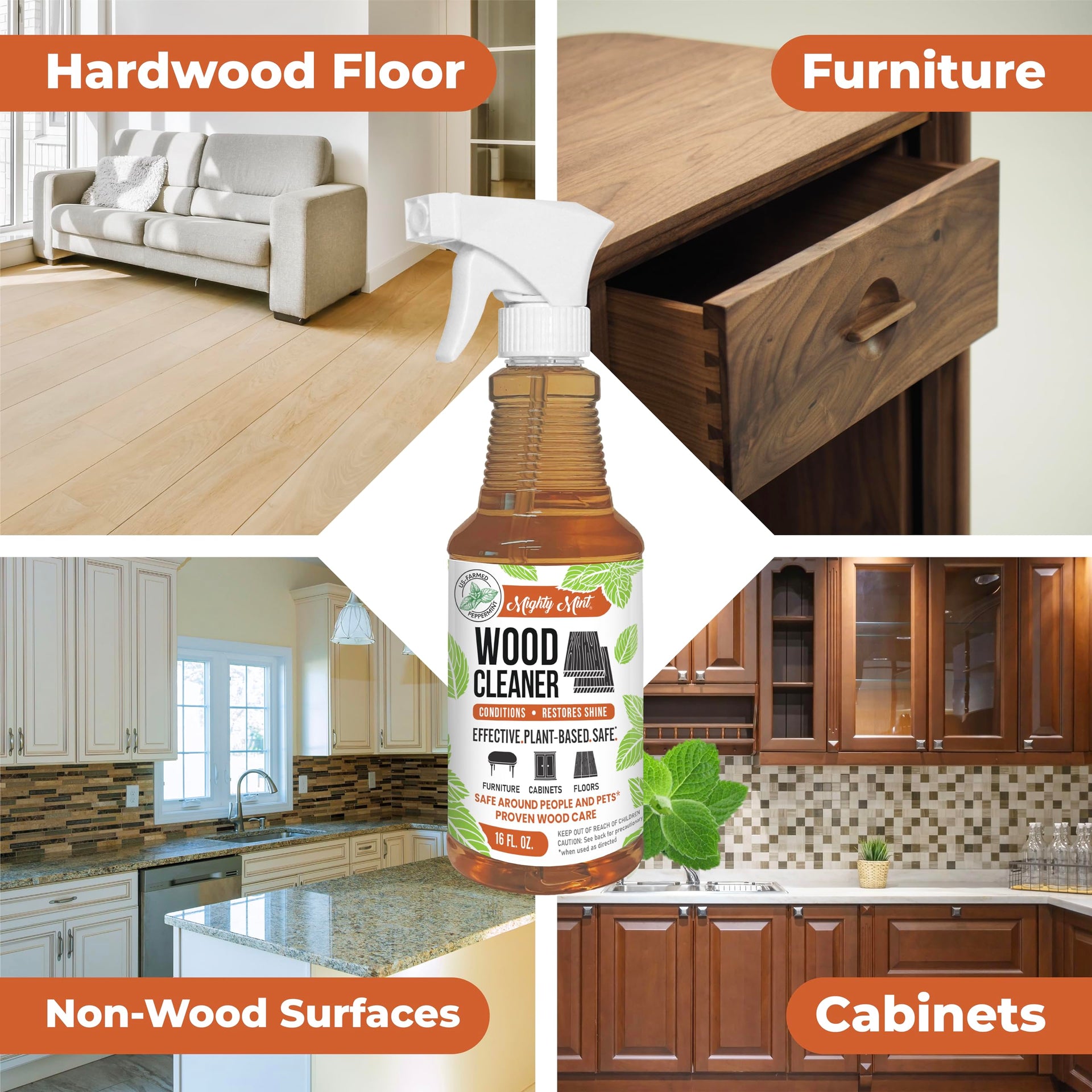 Wood Cleaner & Conditioner Spray (16 Fl Oz)