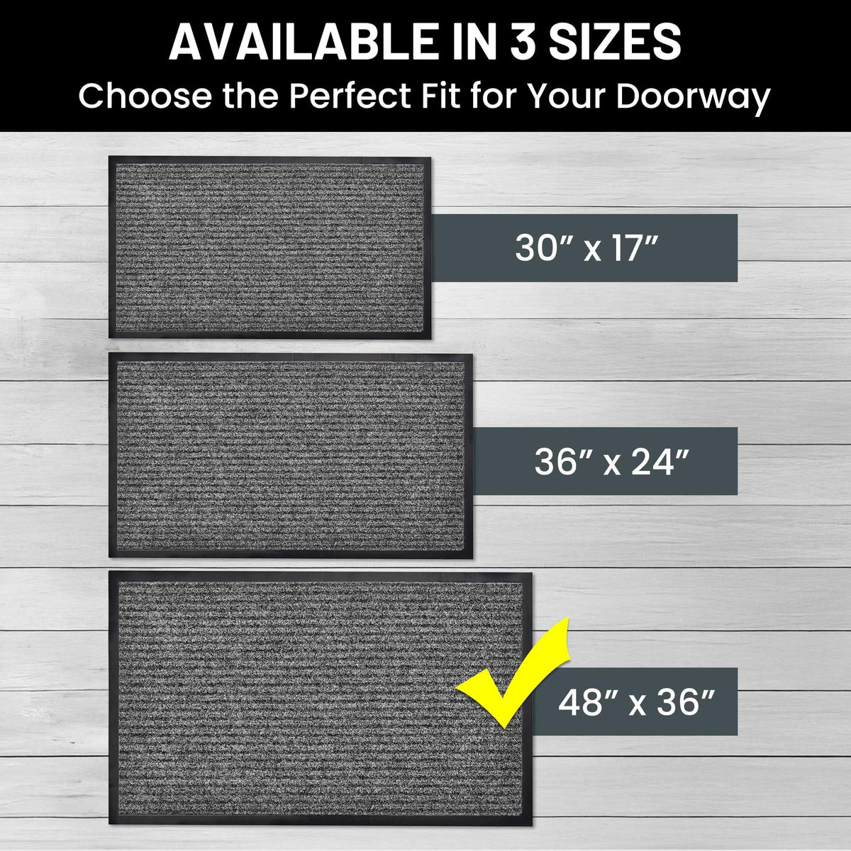 Front Door Mat (2 Count)