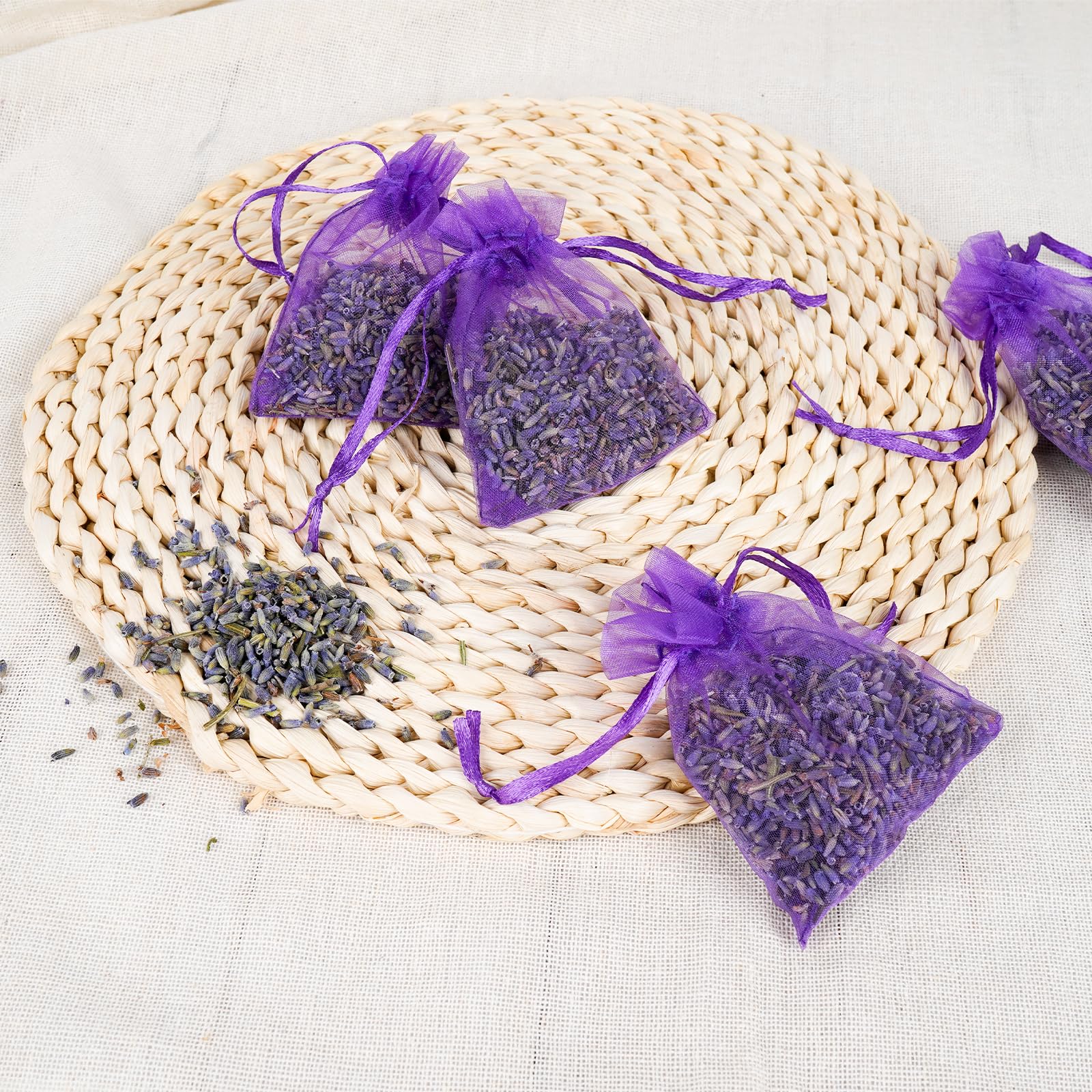 36 Pack Lavender sachets 100% Natural Dried Lavender Buds (36 Count)