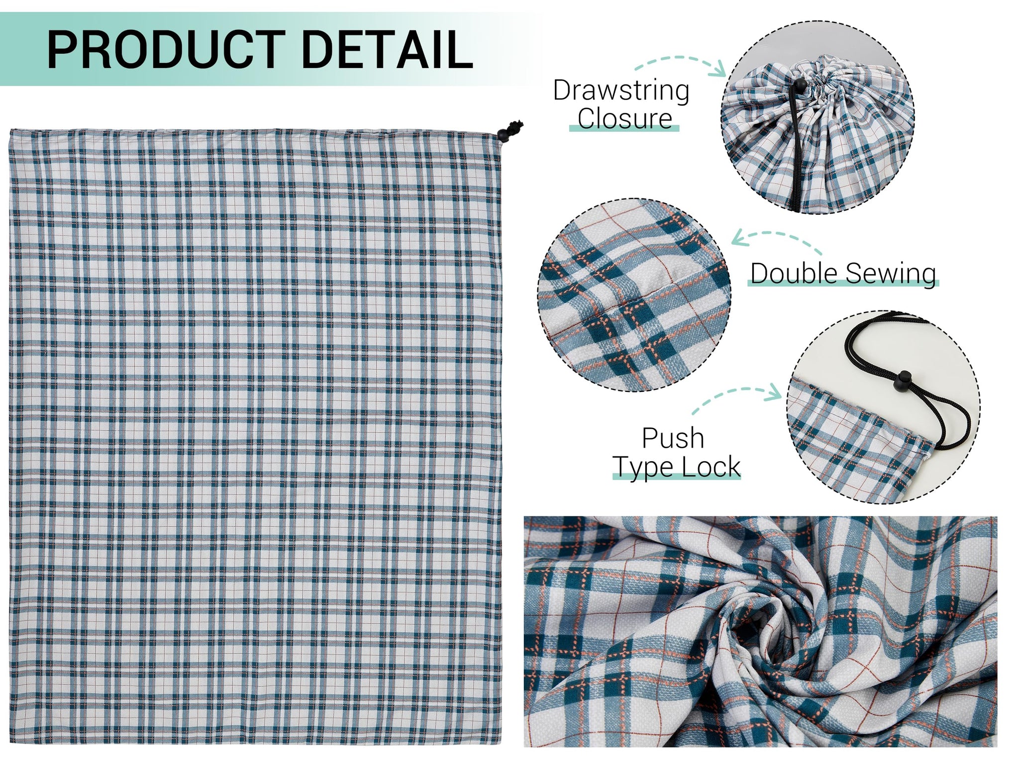 Bulk Travel Laundry Bag (24 Count)
