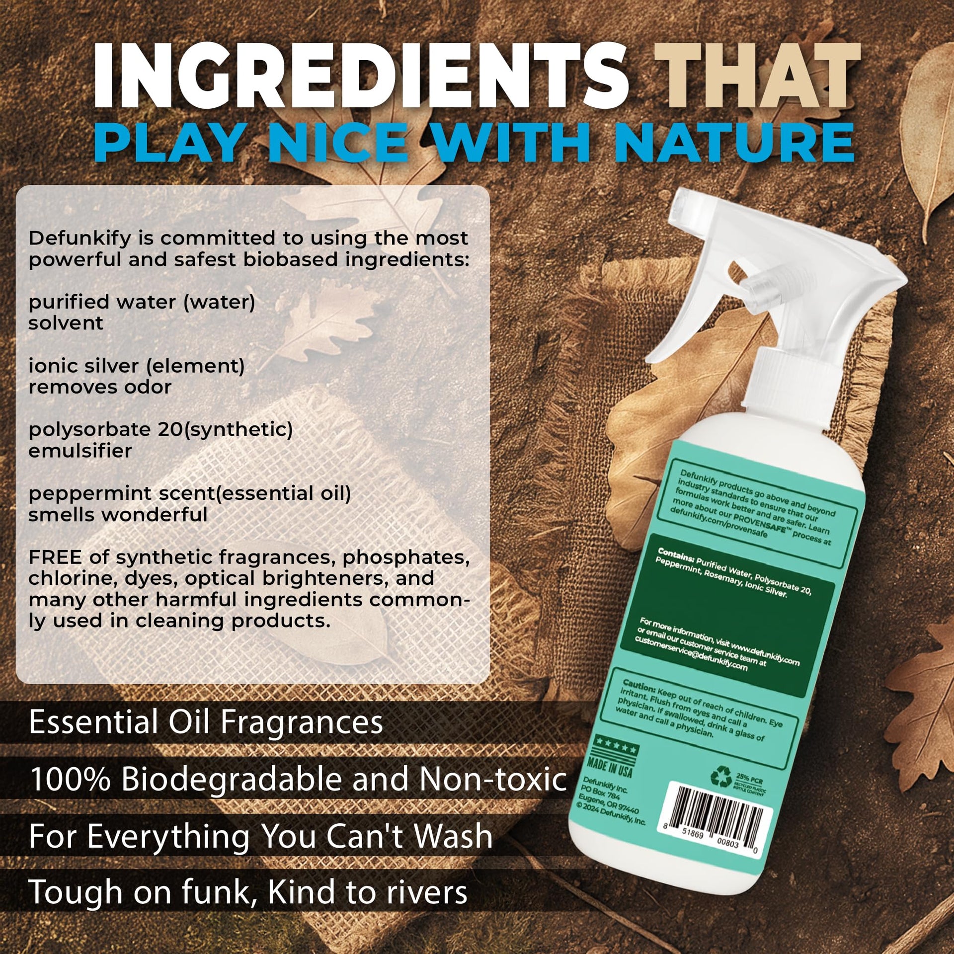 Peppermint Odor Eliminator Spray (32 Fl Oz)