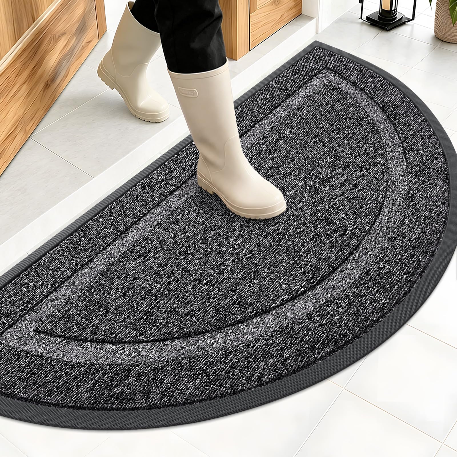 Half Circle Front Door Mat Outside 47x23 All